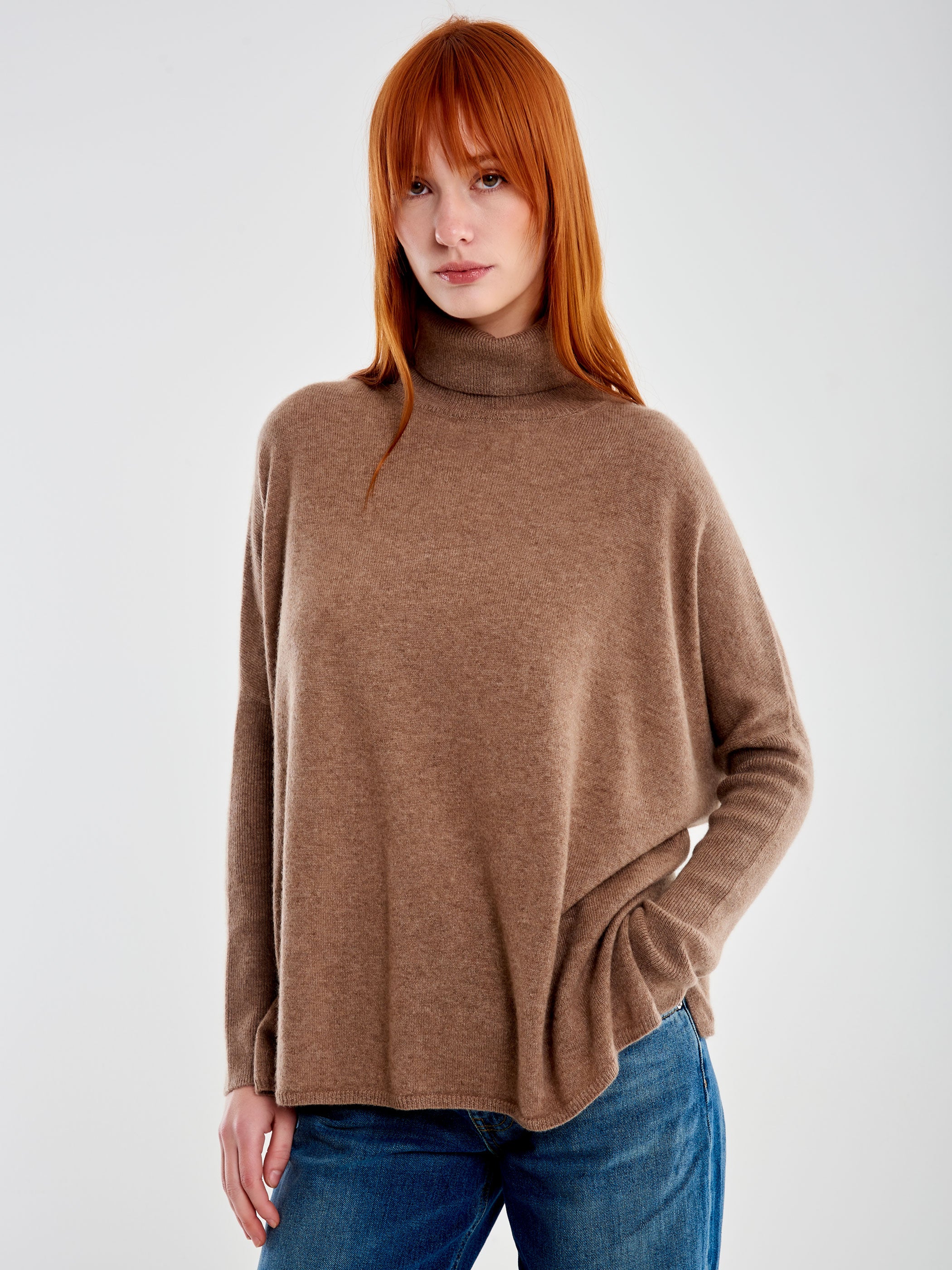 Vicolo Dolcevita 100% Cashmere Tortora