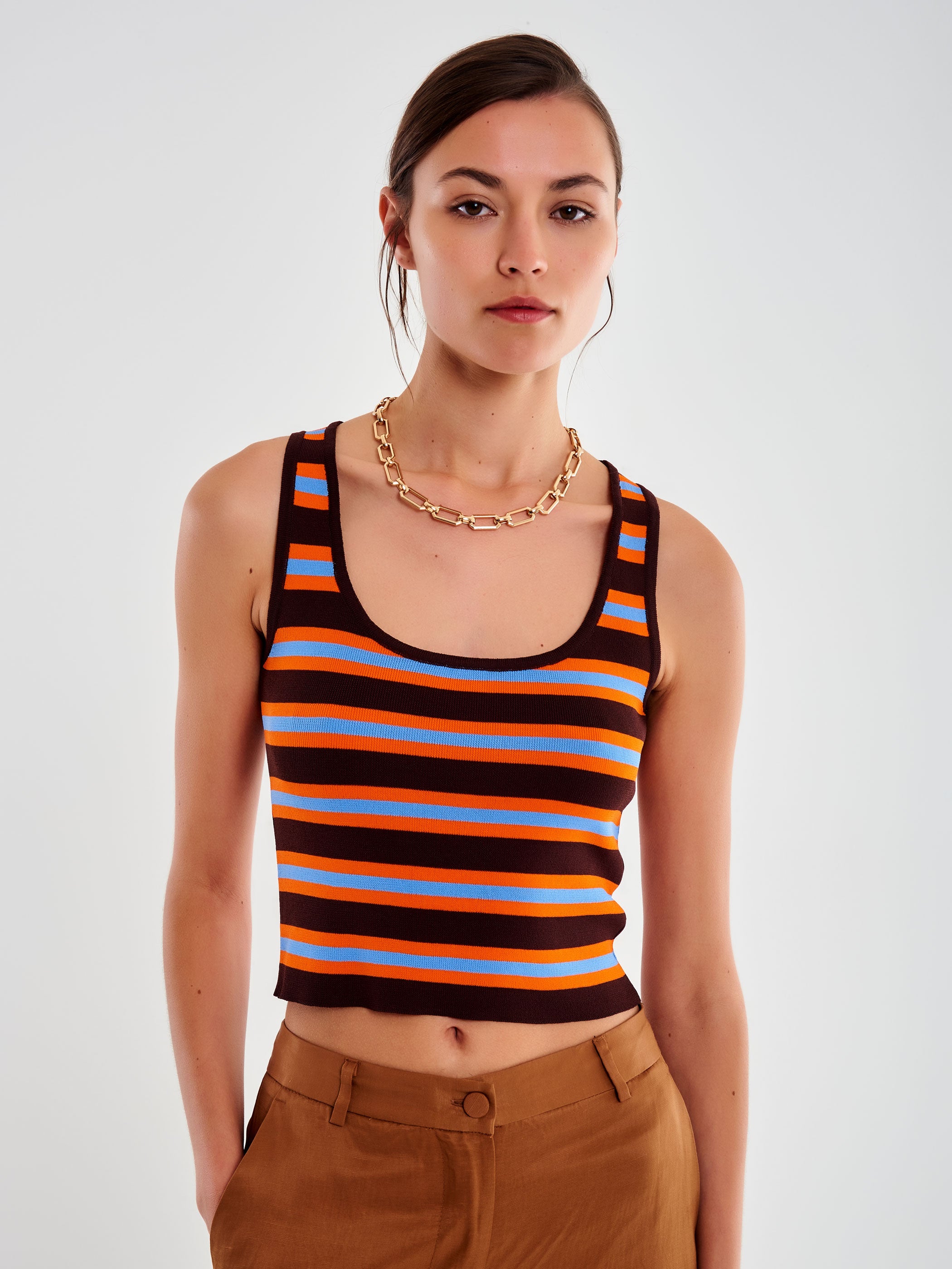 VICOLO 売れ筋商品|||ヴィコロ Tシャツ トップス レディース Tops Brown Top e T-shirt – Vicolo