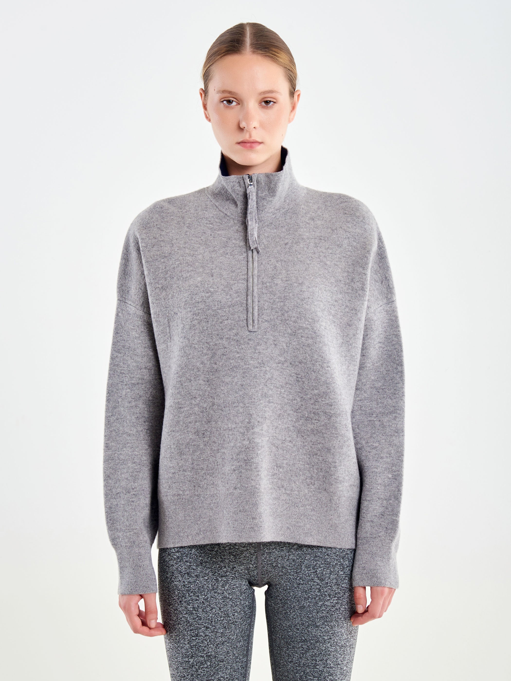Zip-Neck Sweater