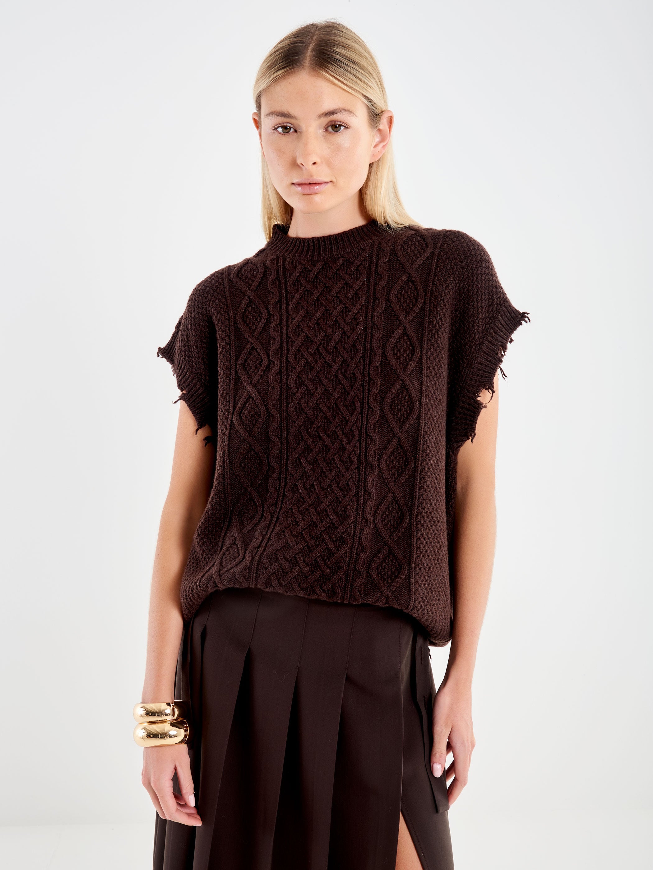 Gilet Con Rotture a Rombi