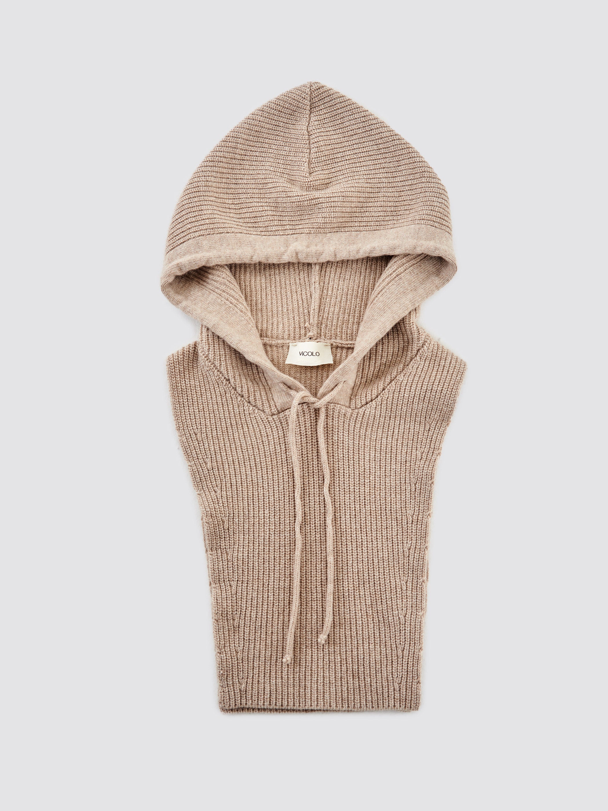 Pettorina in Maglia con Cappuccio