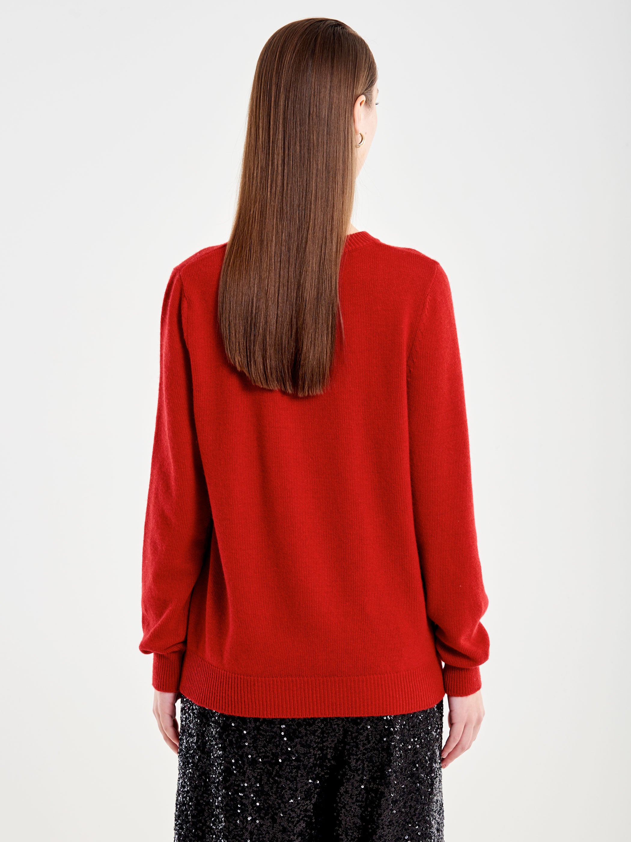 Pull con Ricamo Natale in Vacanza