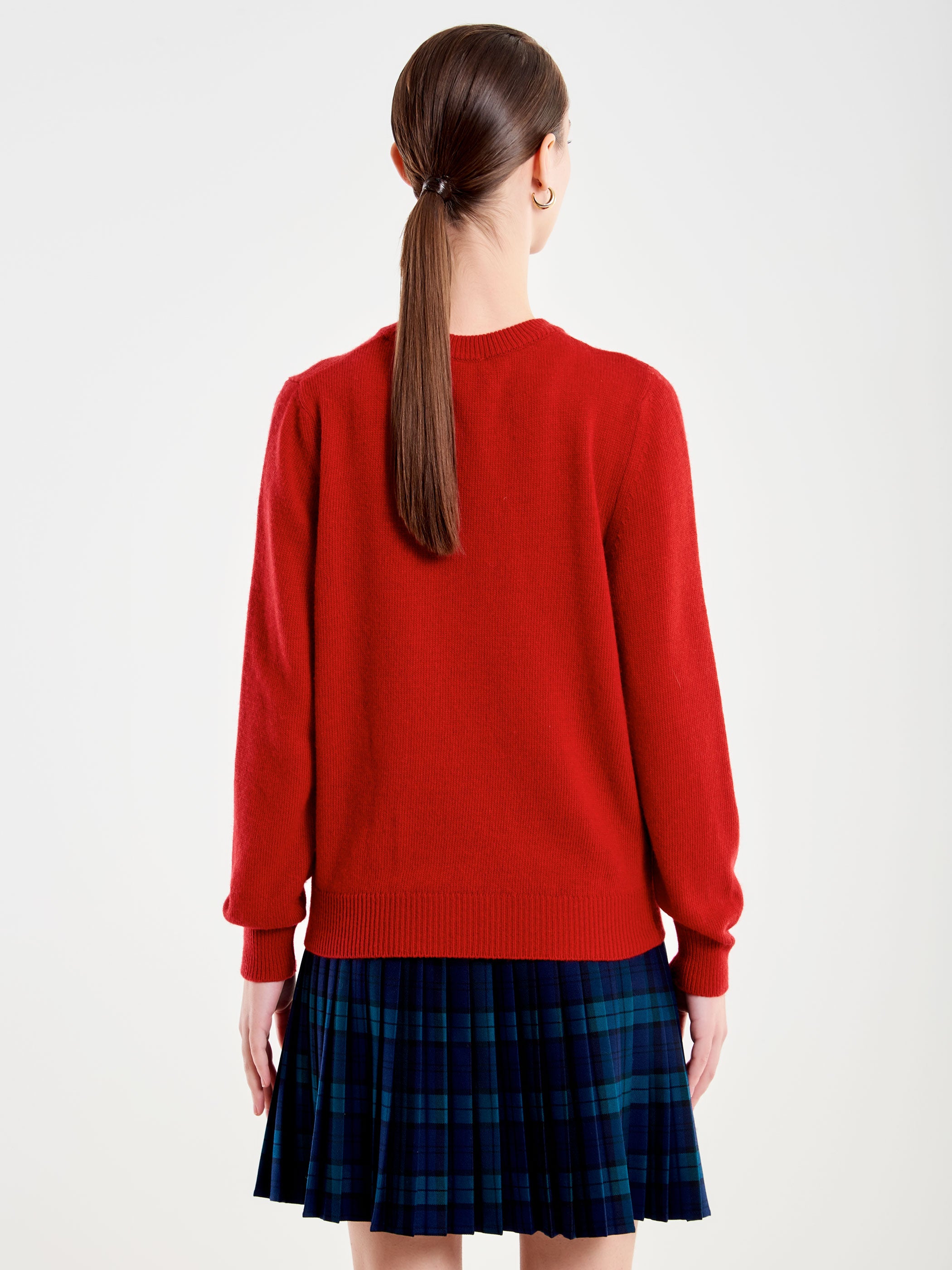 Pull con Ricamo Orsa che Pattina