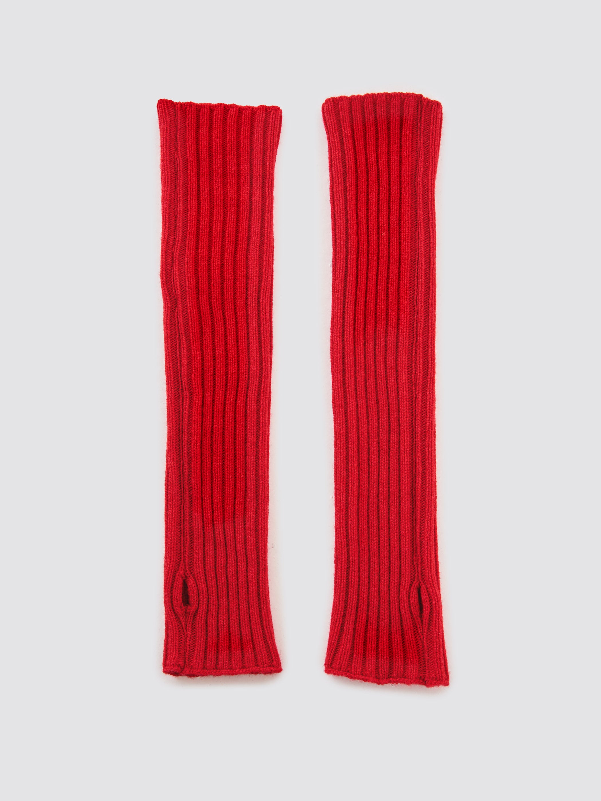 Manicotti in Maglia a Coste