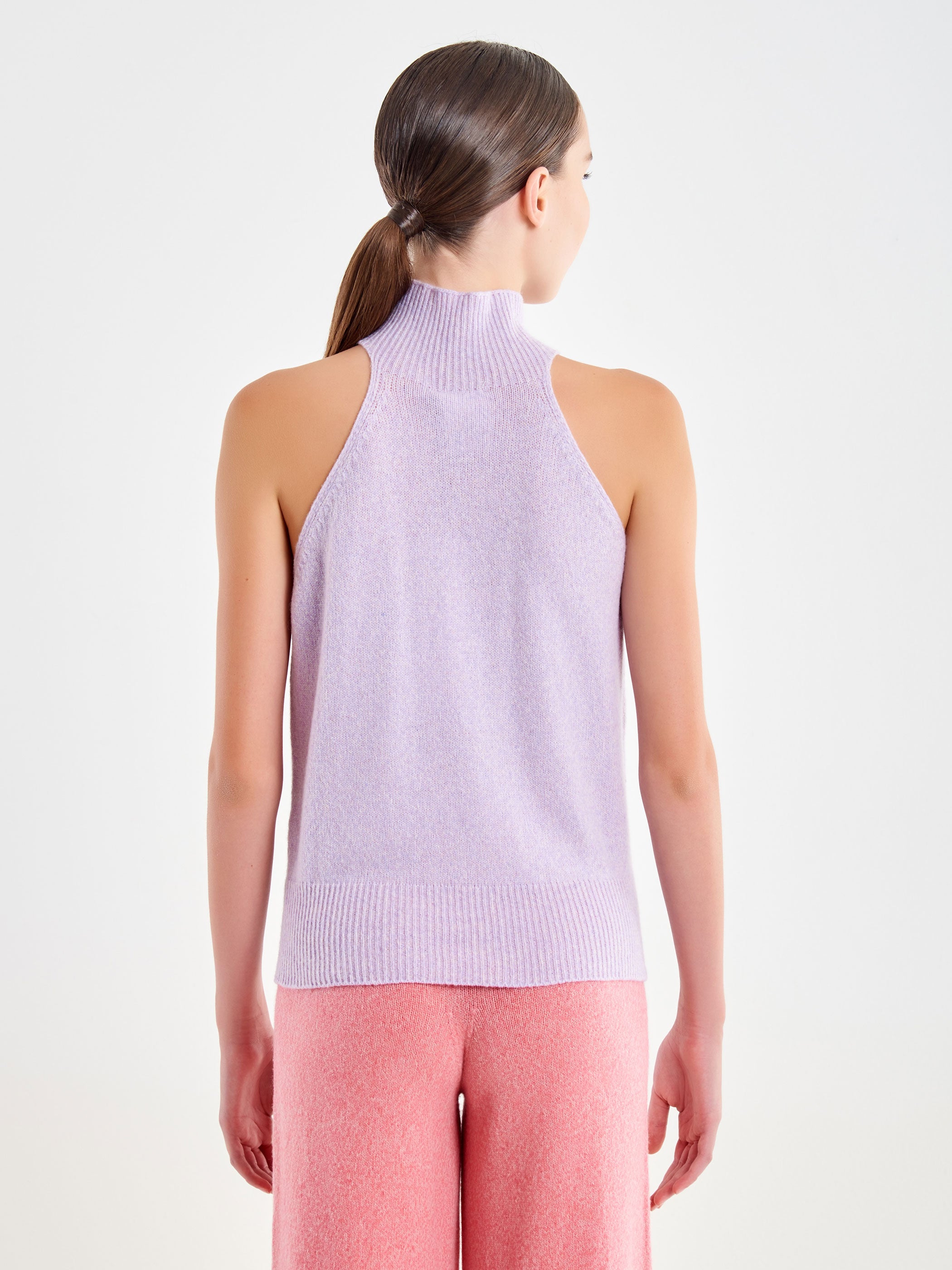 Halter-neck Turtleneck