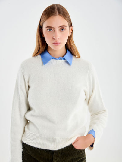 Pull Girocollo in Angora