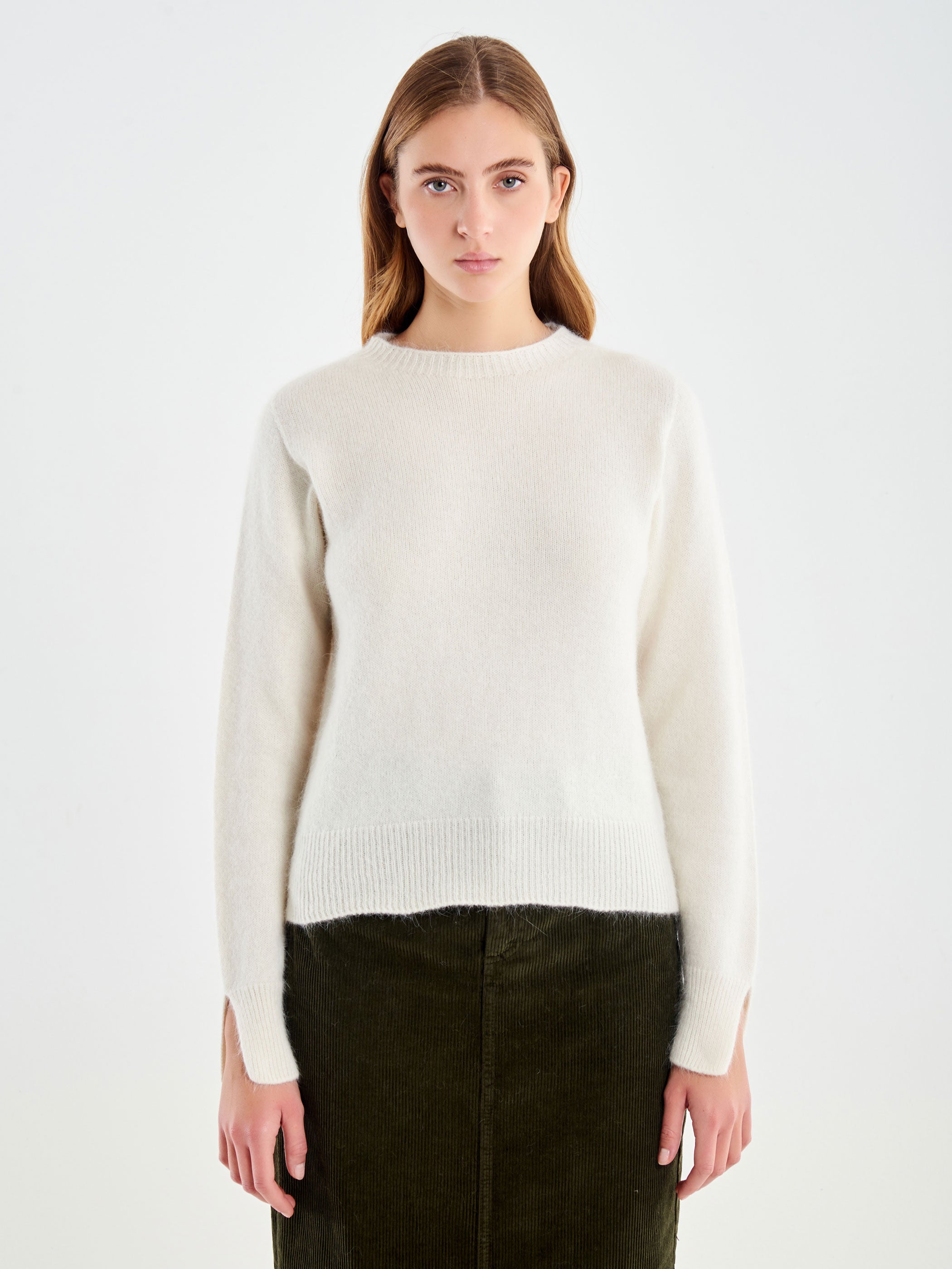 Pull Girocollo in Angora