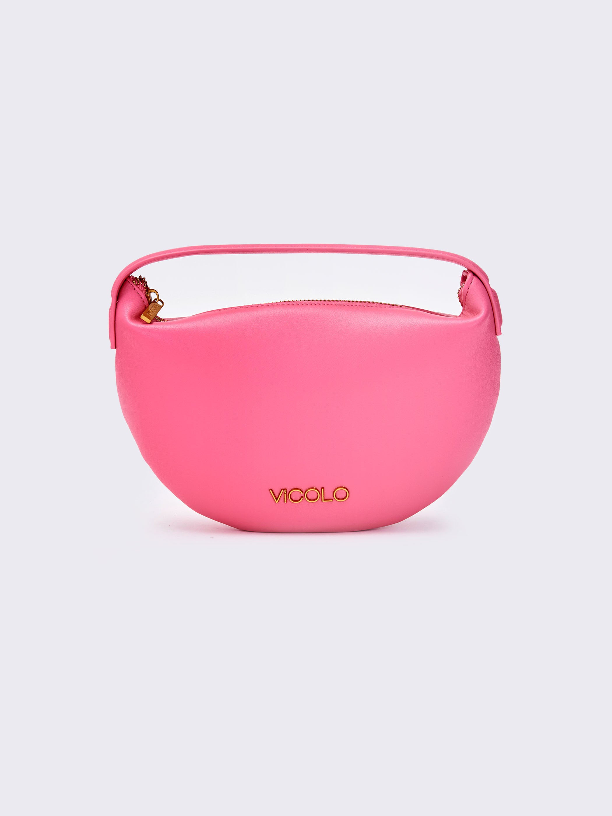 Vicolo Borsa Croissant Fucsia