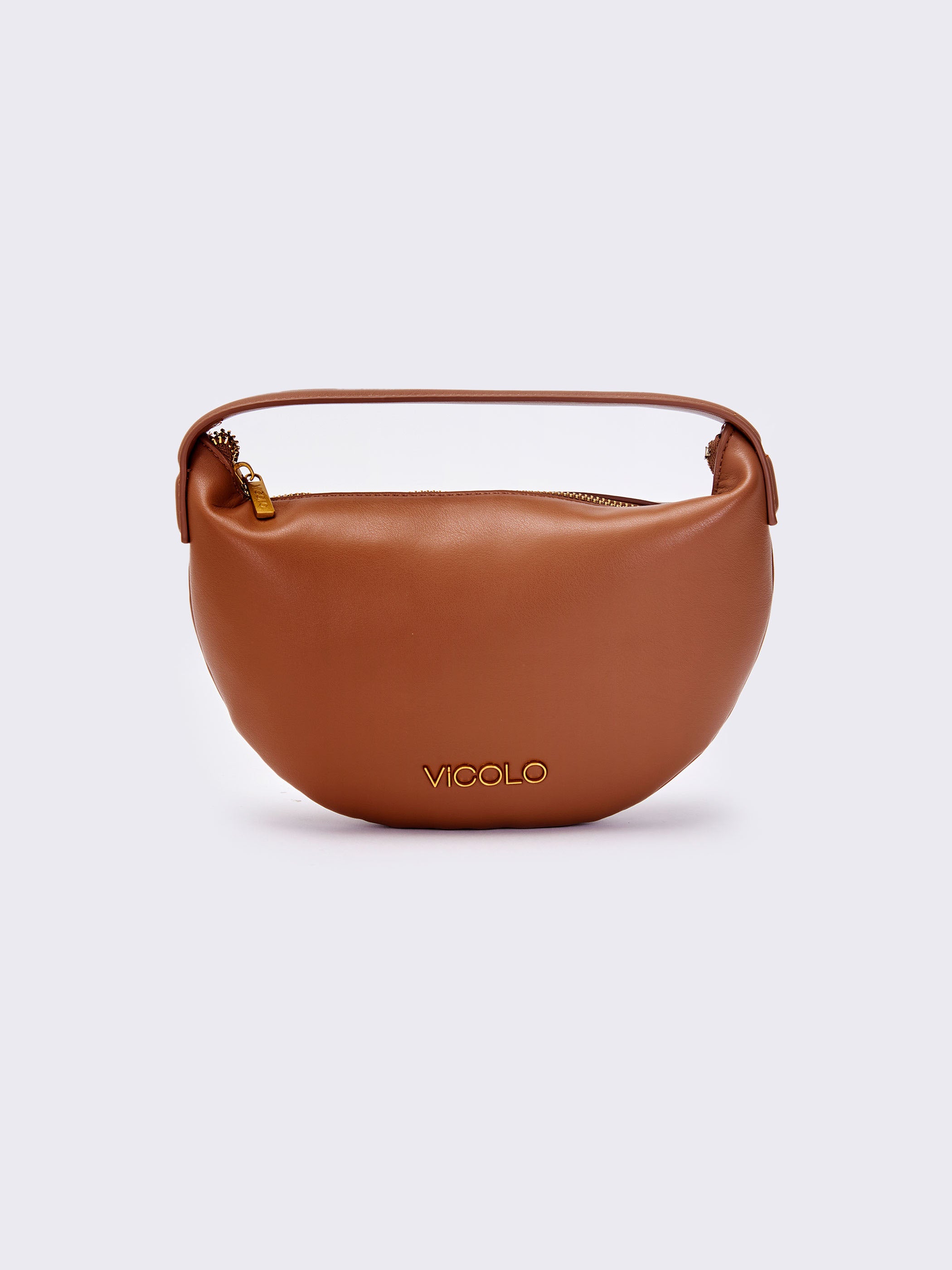 Vicolo Borsa Croissant Cammello