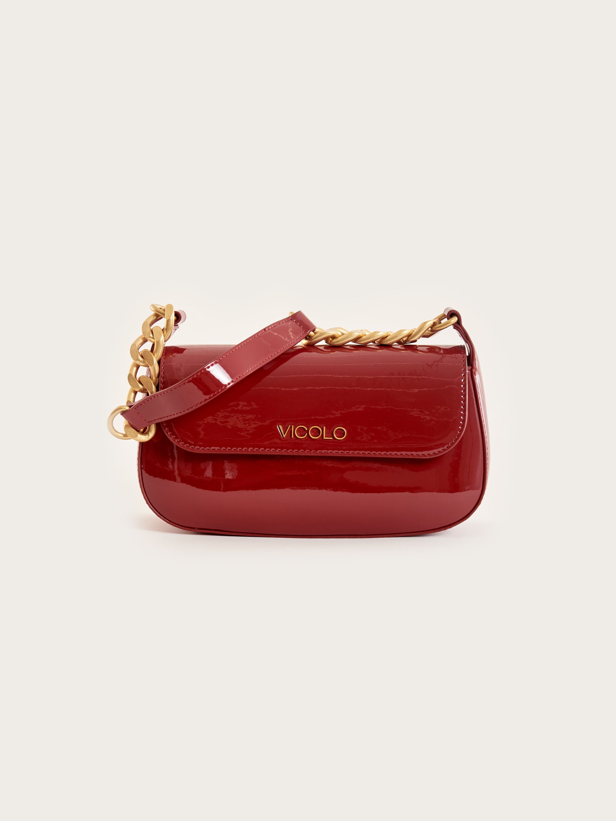 Vicolo Borsa Glossy Piccadilly Bordeaux