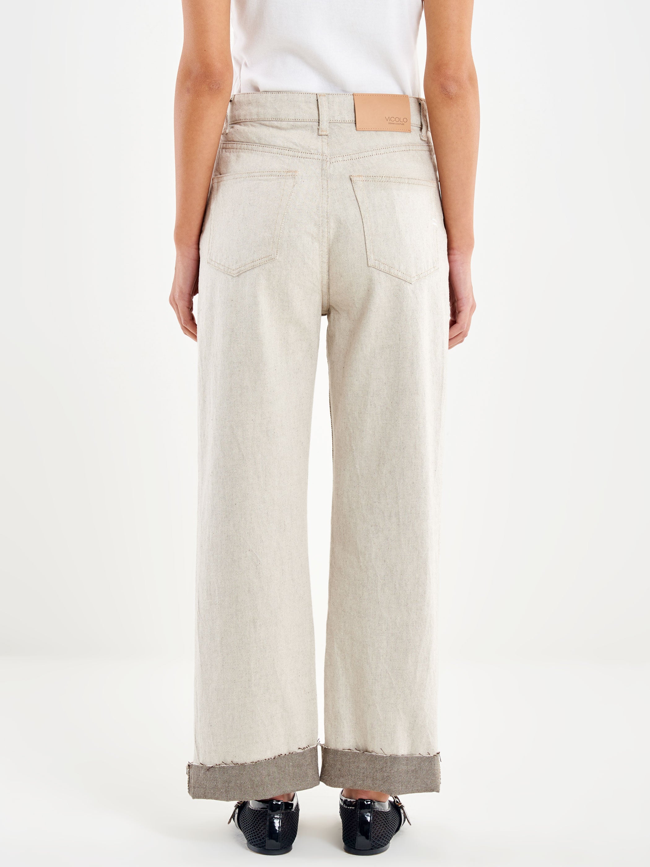 Jeans Icon Kate con Risvolto