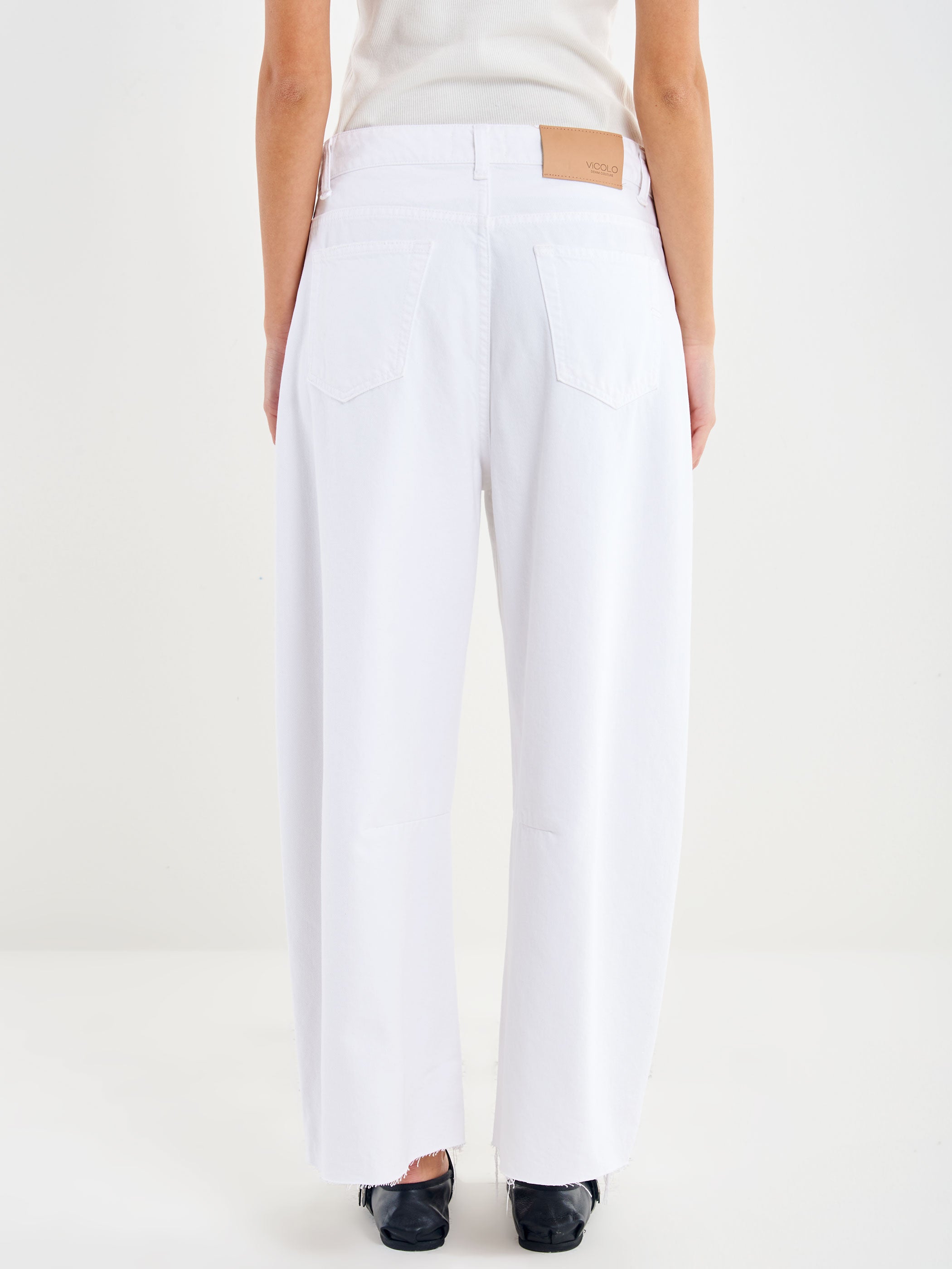 Jeans Cecil a Ovetto Bianco