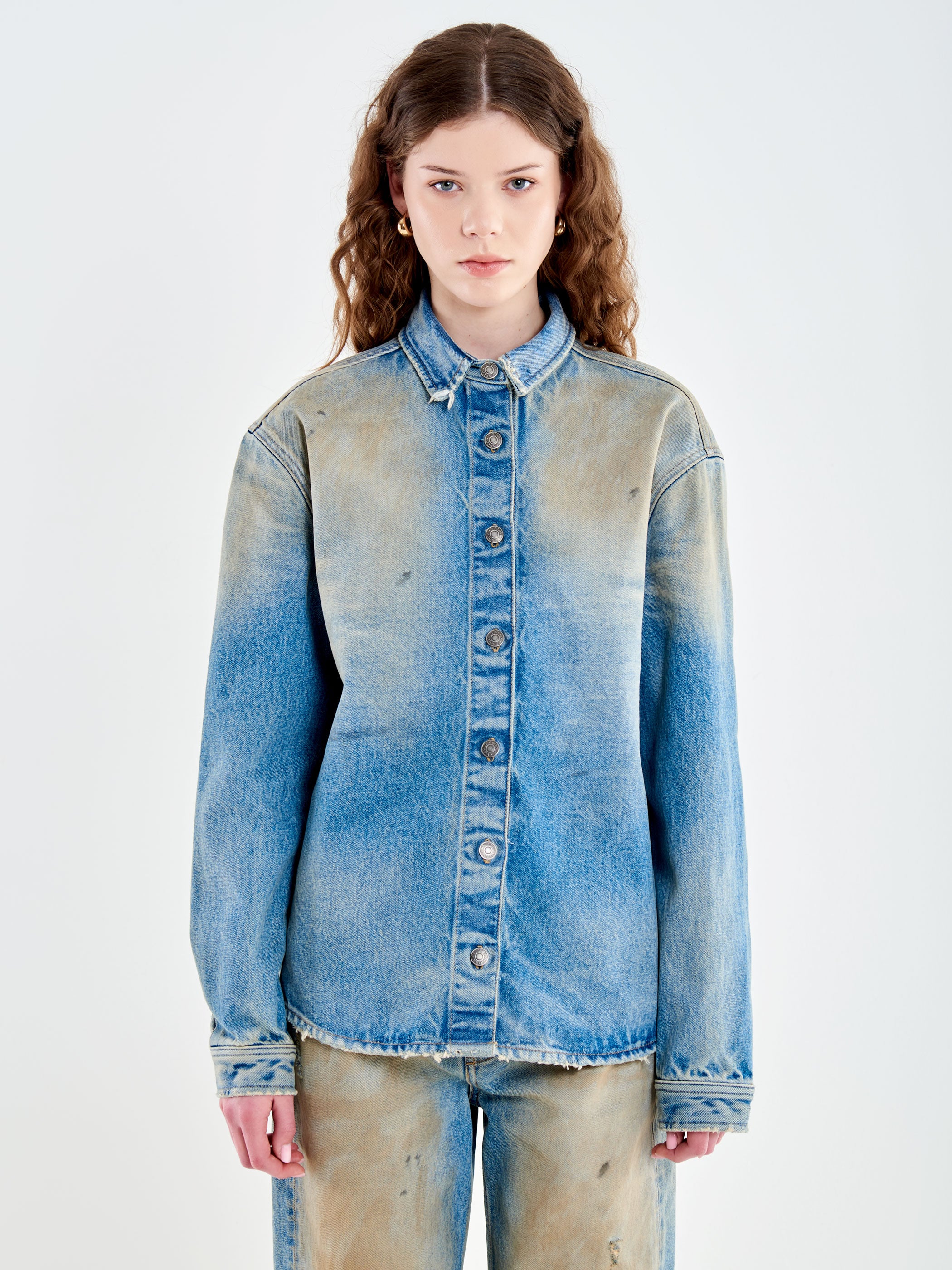 Overshirt in Denim Vintage
