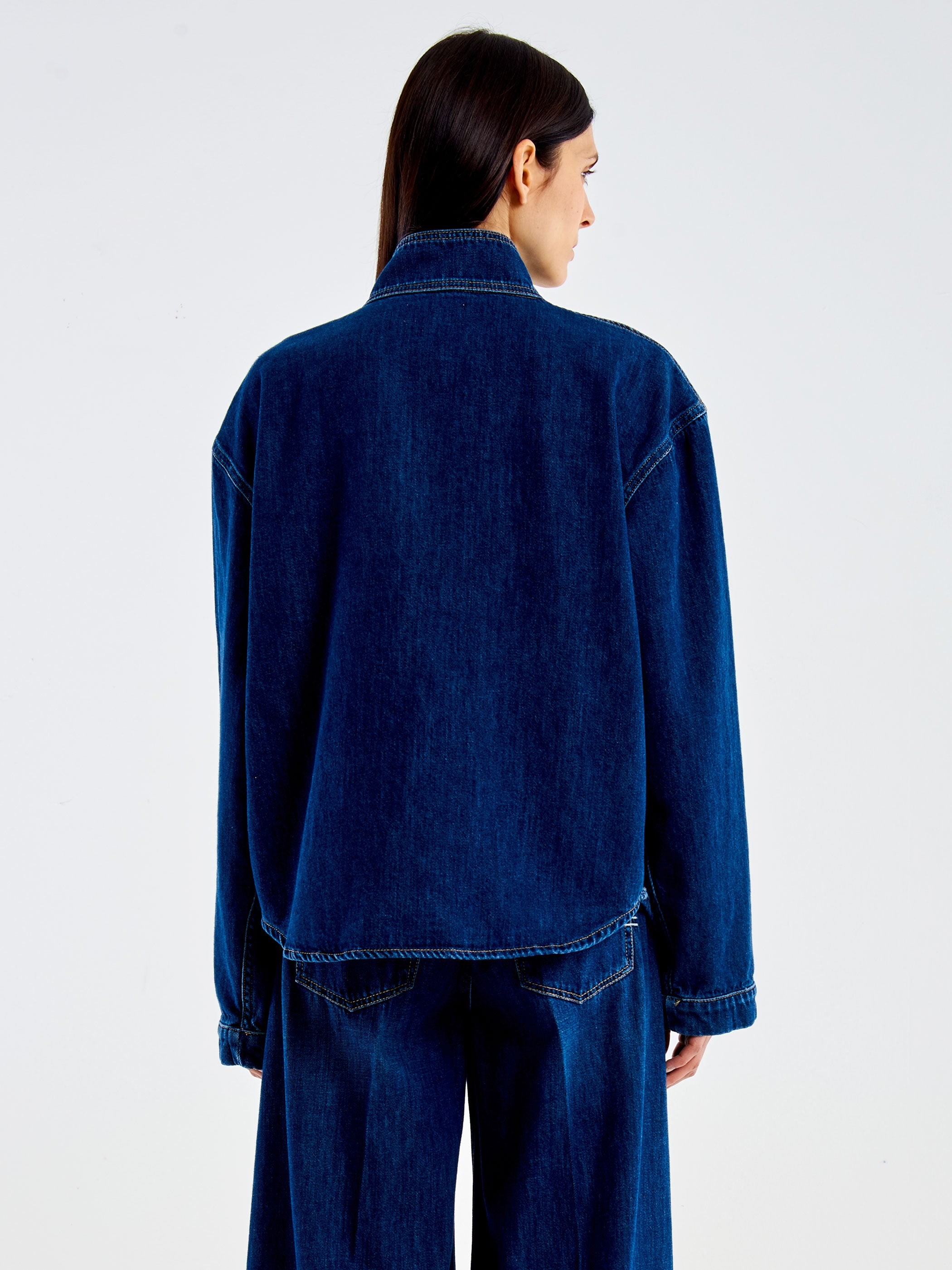 Denim Shirt with a Pocket
