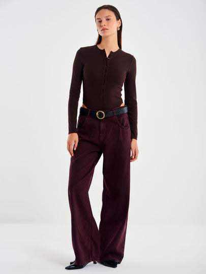 Jeans Icon Mia Bordeaux
