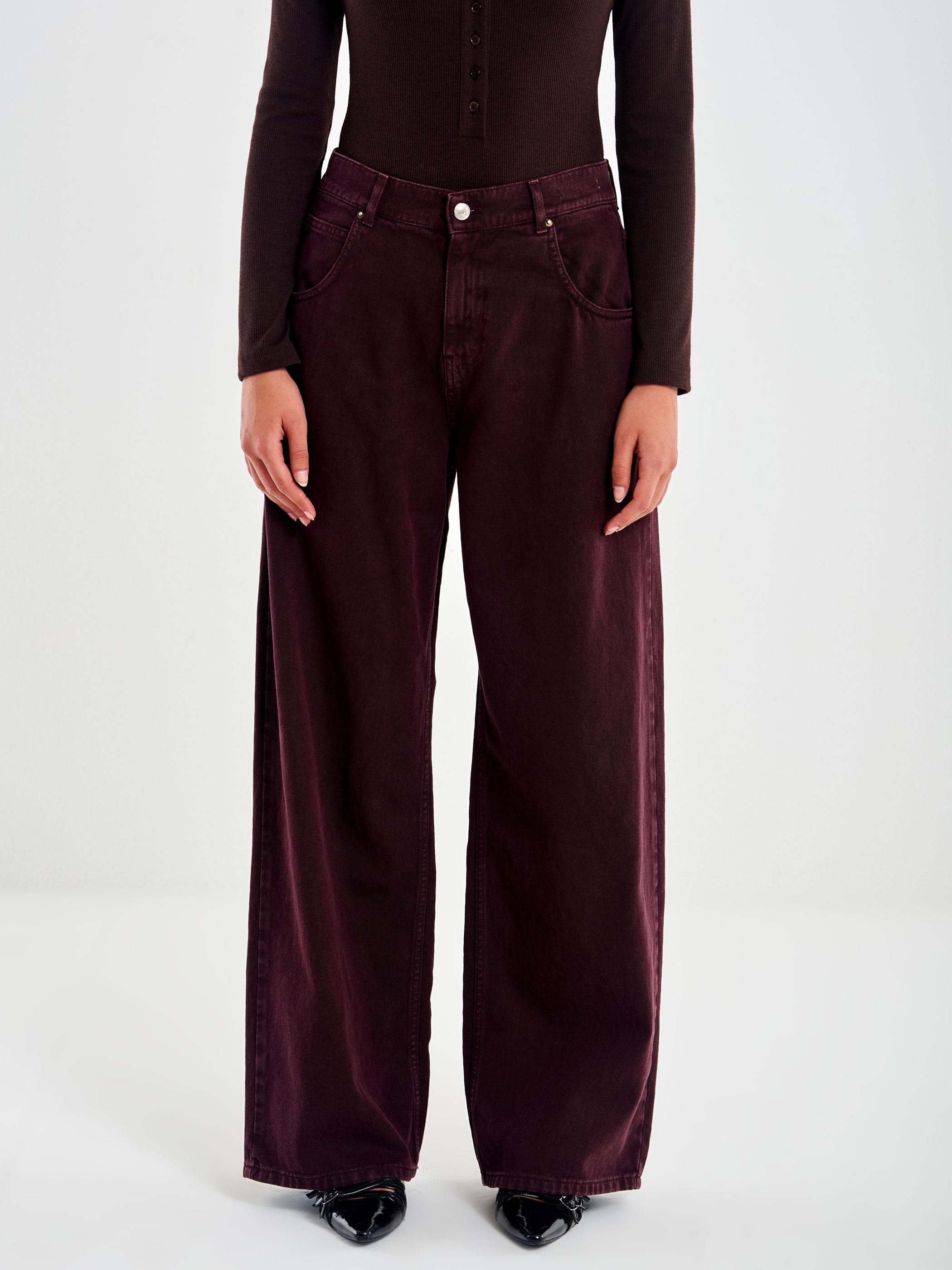 Jeans Icon Mia Bordeaux