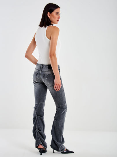 Jeans Xin con Arriccio Sul Retro