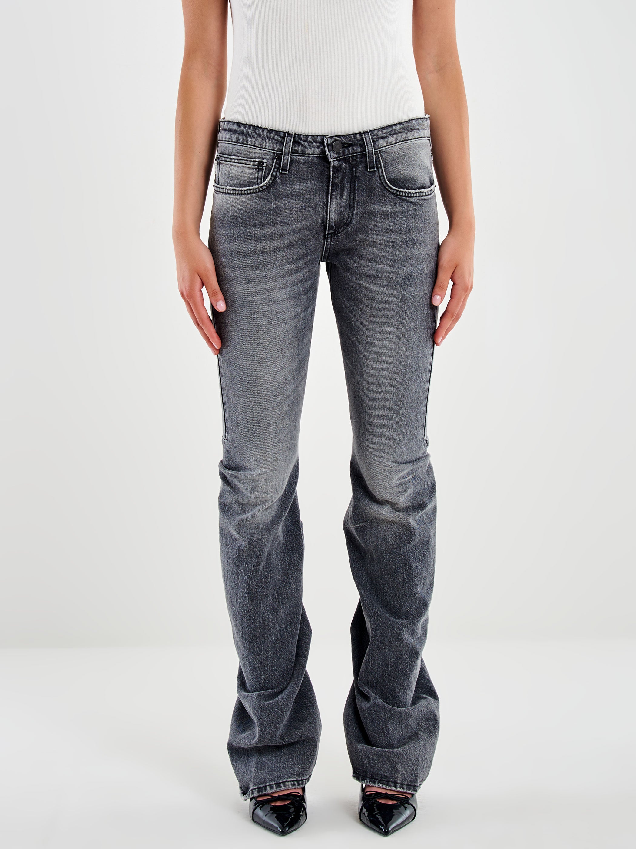 Jeans Xin con Arriccio Sul Retro