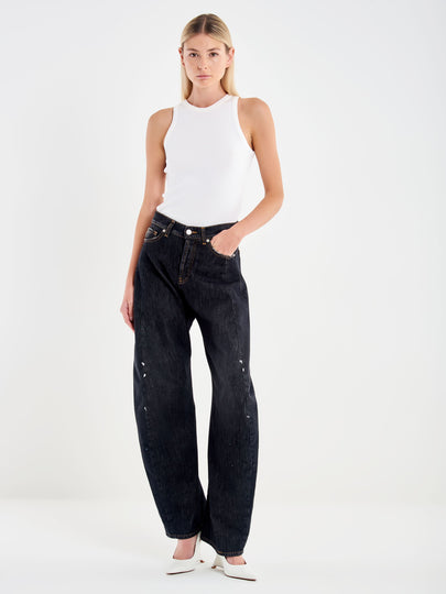 Jeans Olly con Macchie Bianche