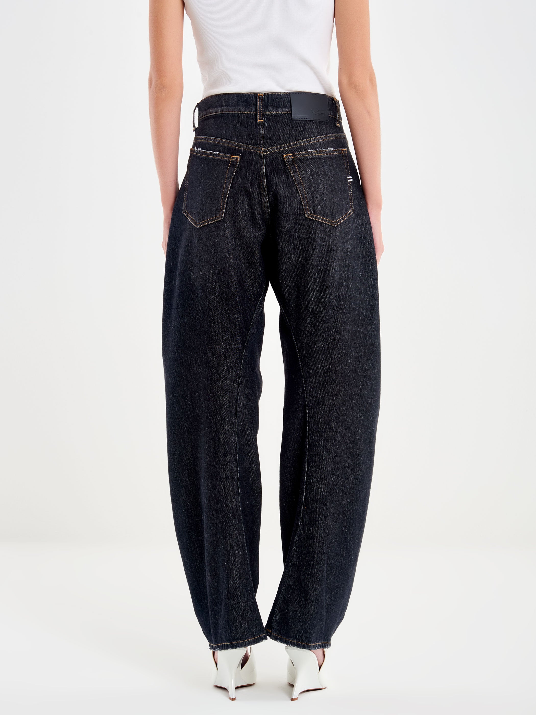 Jeans Olly con Macchie Bianche