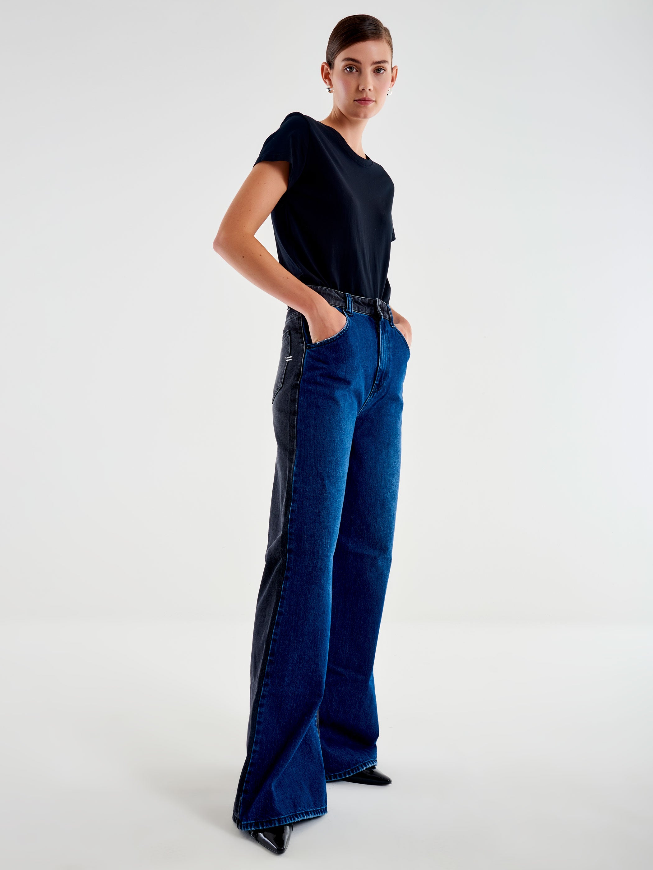 Vicolo Jeans Icon Lexie Doppio Colore Blu