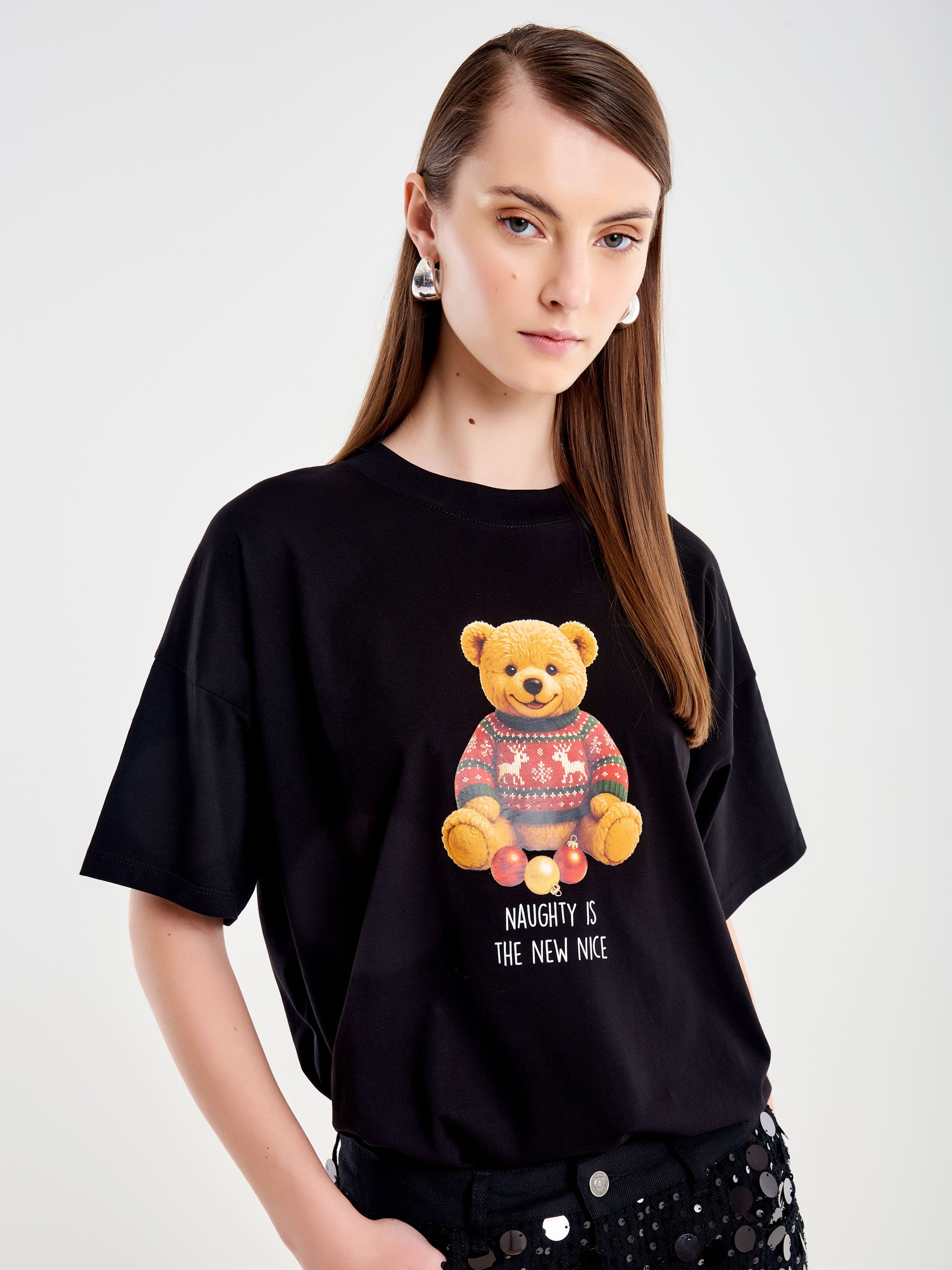 T-Shirt Stampa Orsetto