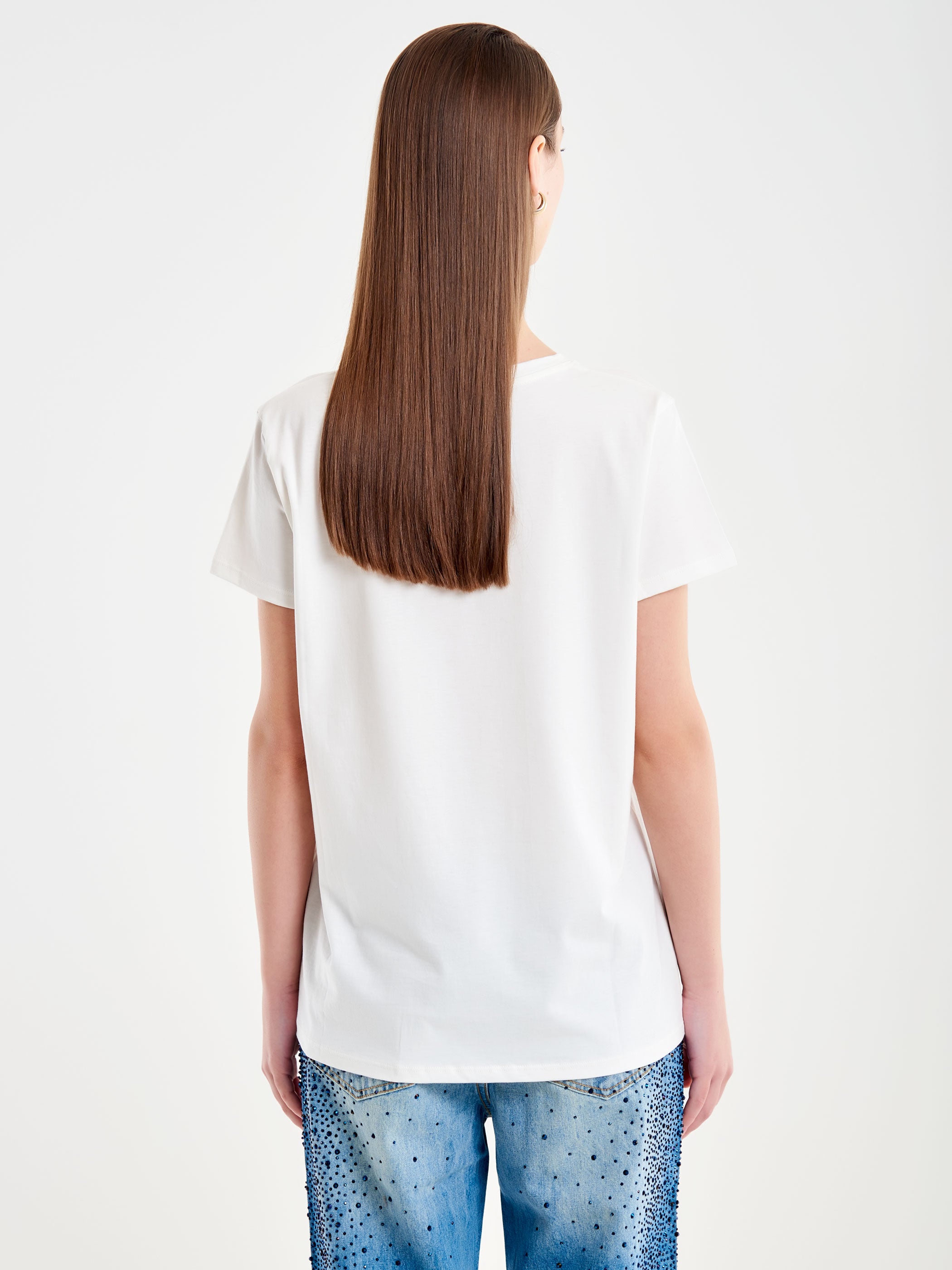 T-Shirt Stampa Bassotto Natale