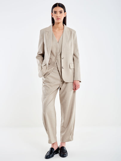 Pantalone Con Pinces sul Fondo