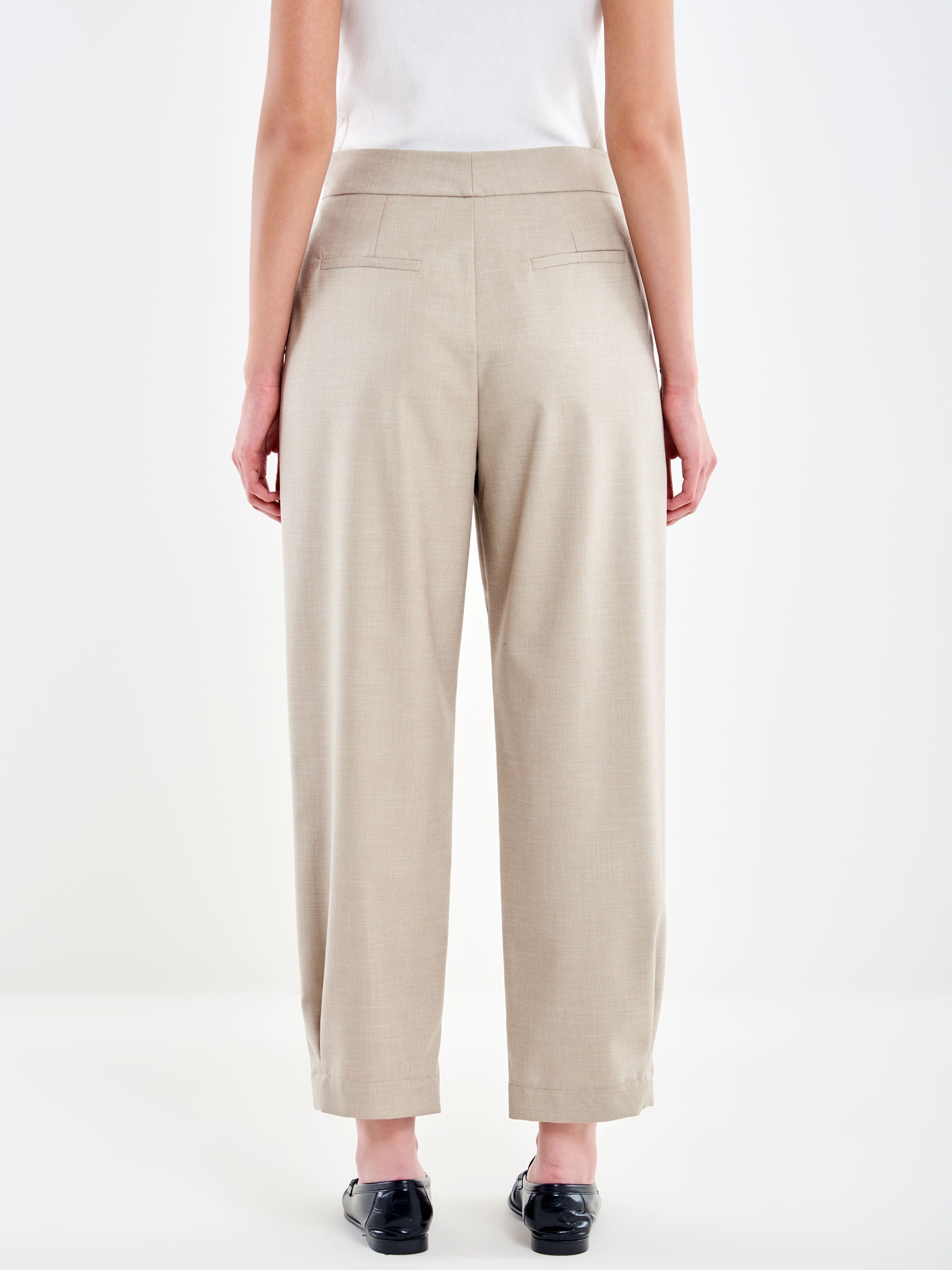 Pantalone Con Pinces sul Fondo