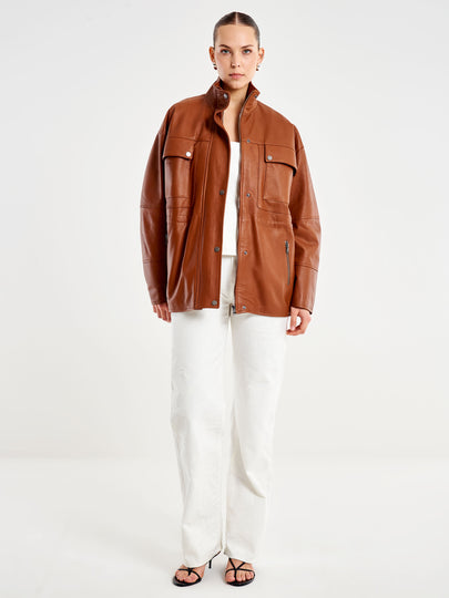 Giubbotto in Pelle Nappa