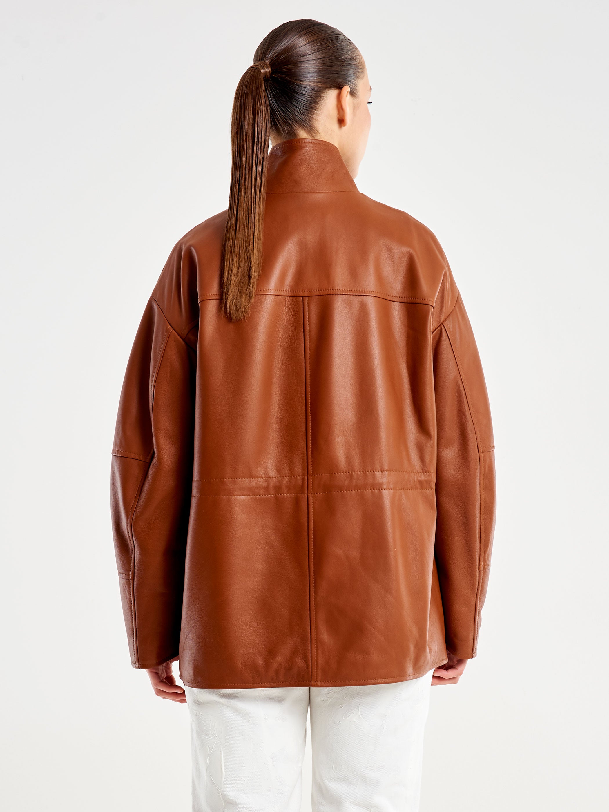 Giubbotto in Pelle Nappa