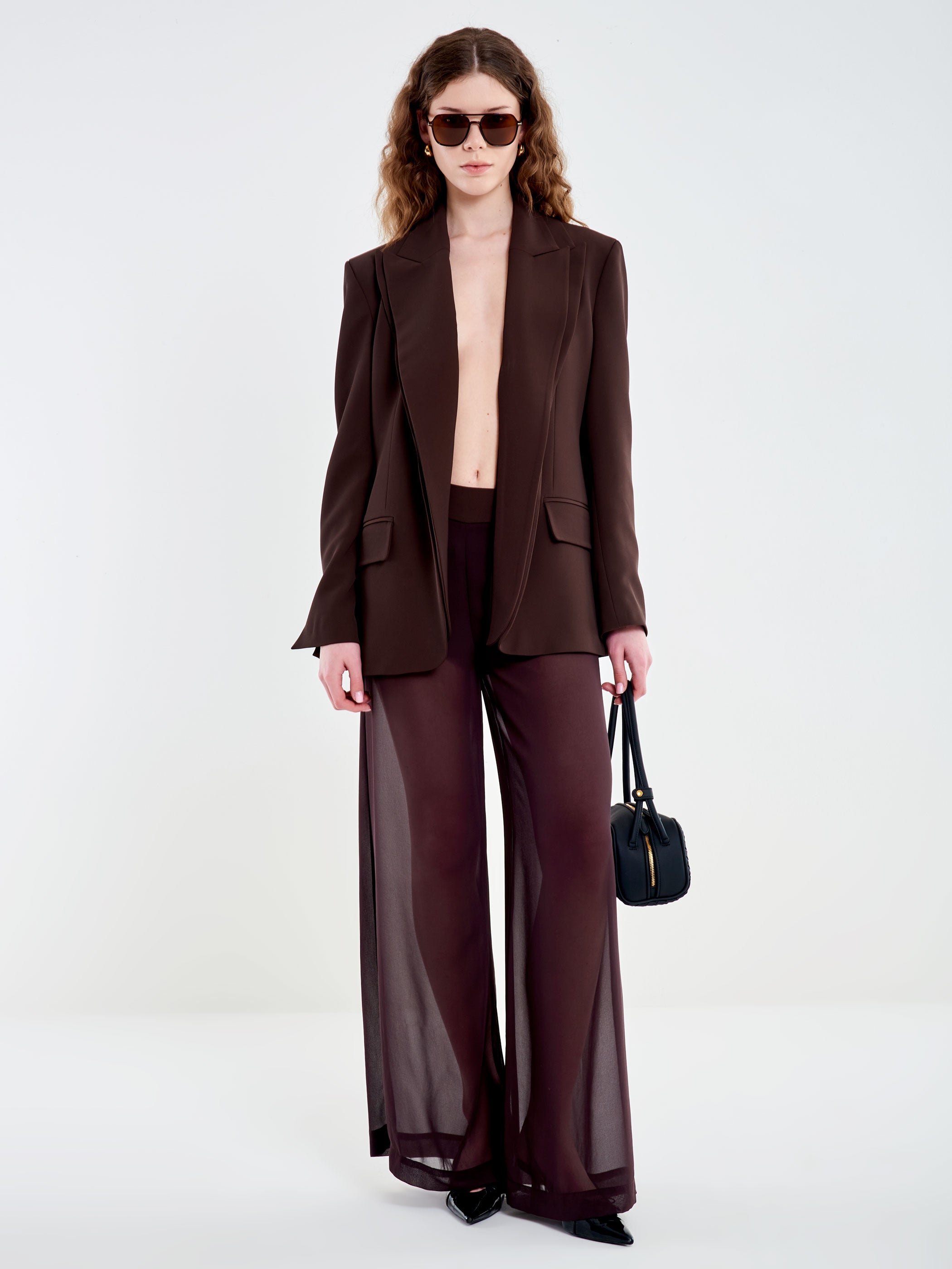 Pantalone Ampio in Gorgette