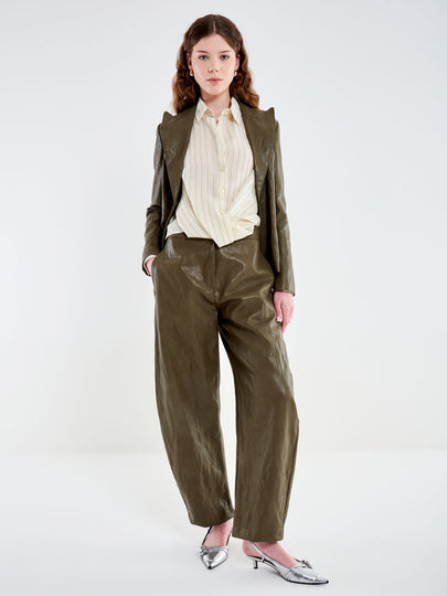 Pantalone Ovetto in Ecopelle