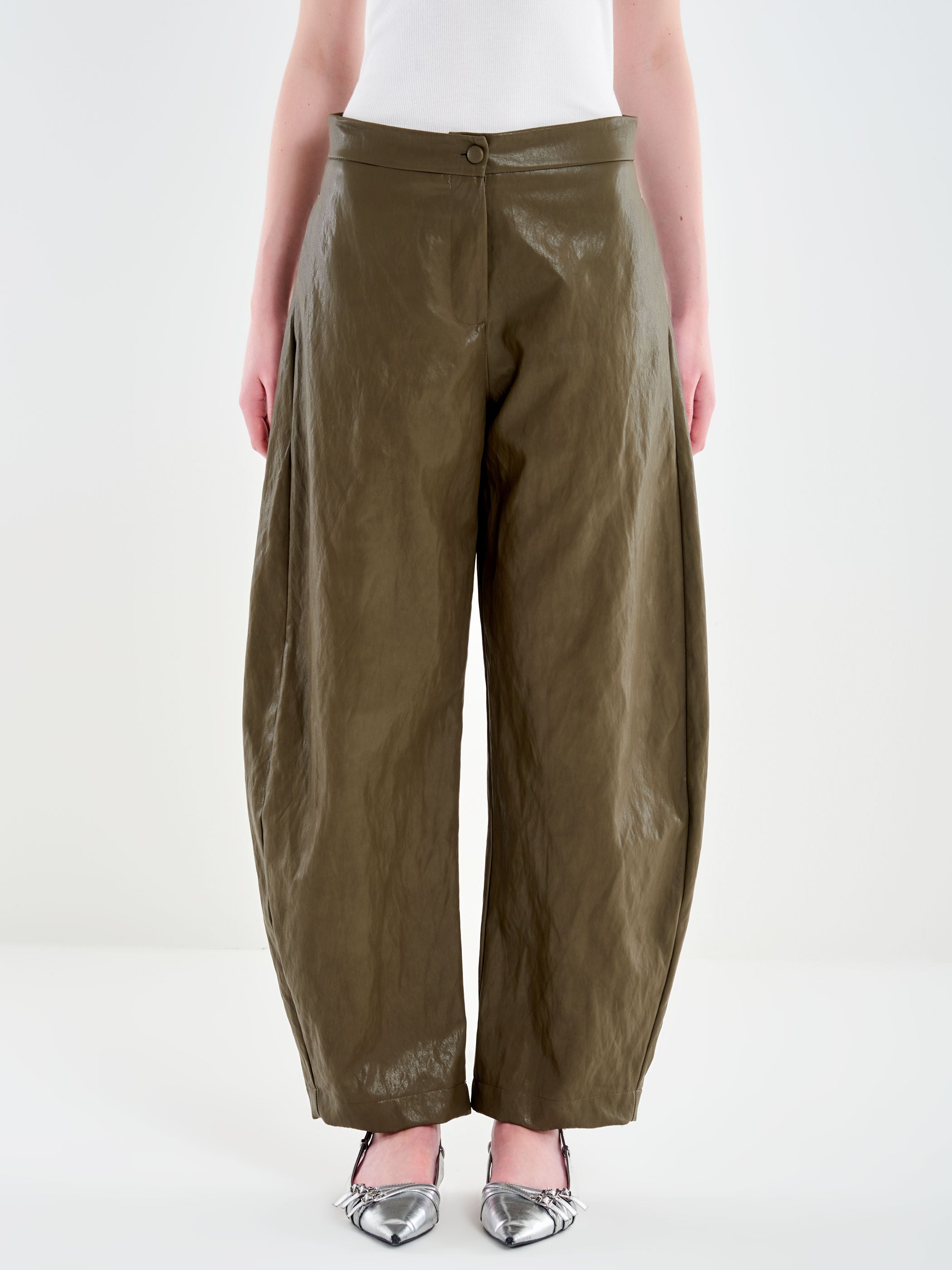 Pantalone Ovetto in Ecopelle