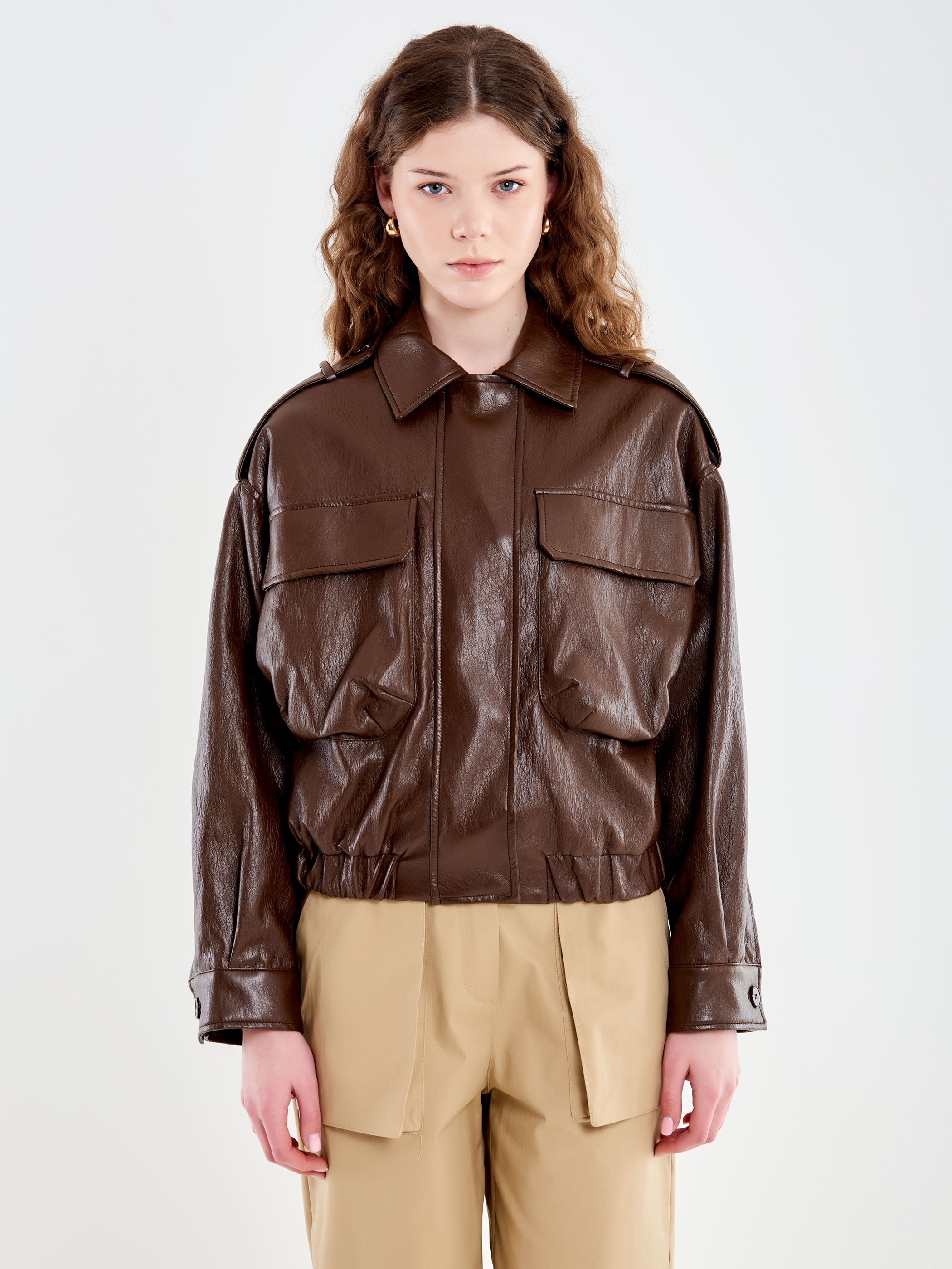 Bomber con Tasconi Ecopelle