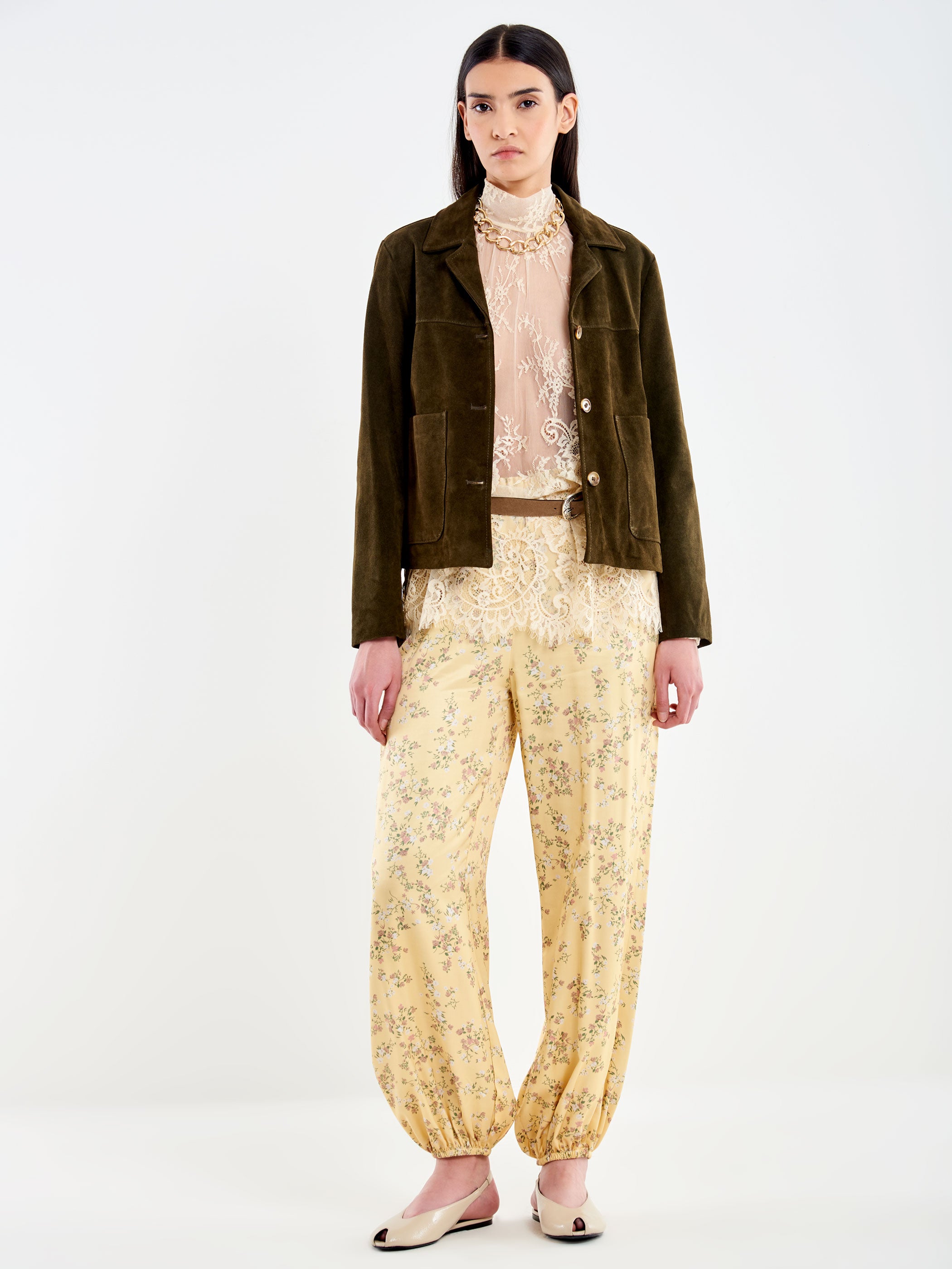 Jogger Satin Fantasia Fiorellini