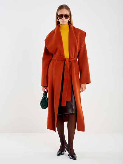 Cappotto con Maxi Scialle