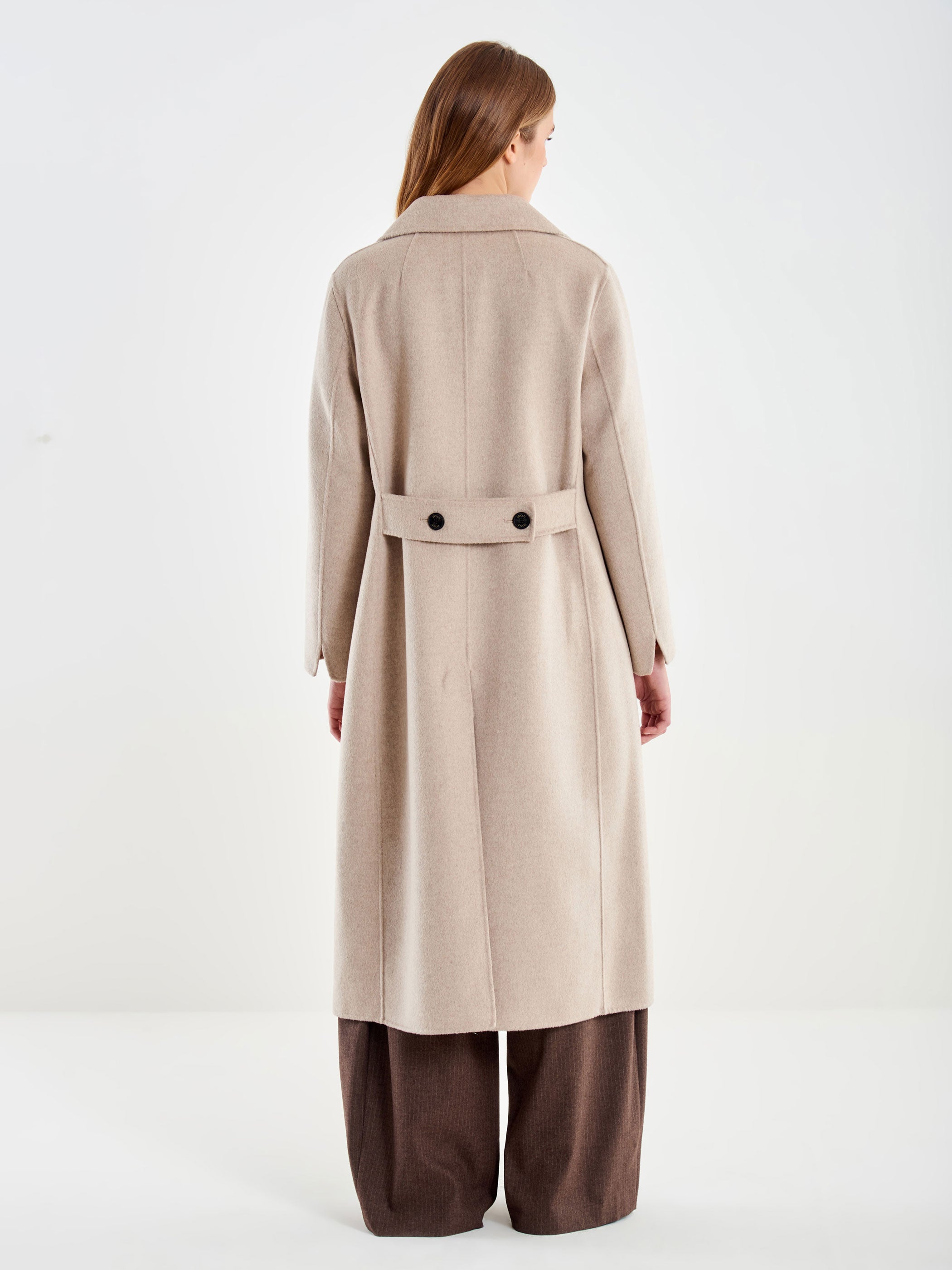 Long Double-Breasted Coat