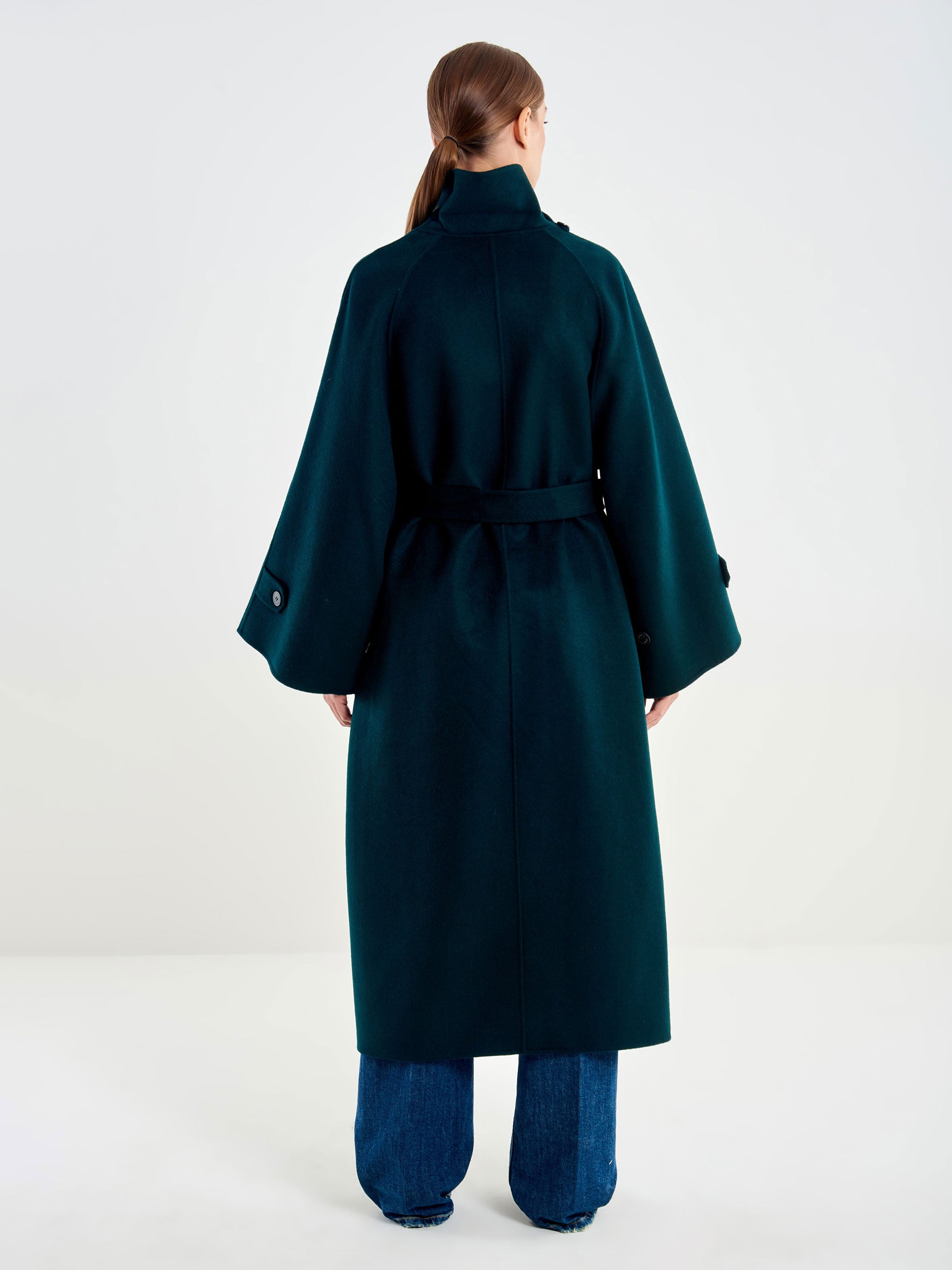 Coat with a Stand-up Collar