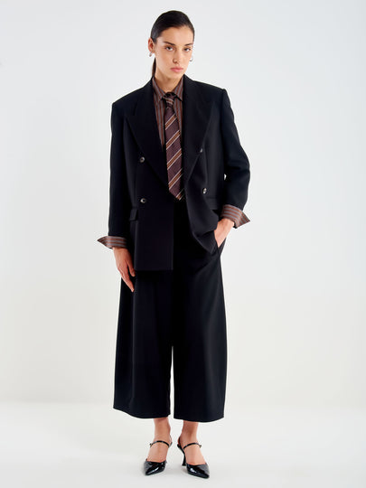 Double-Breasted Jacket with Spear Lapels