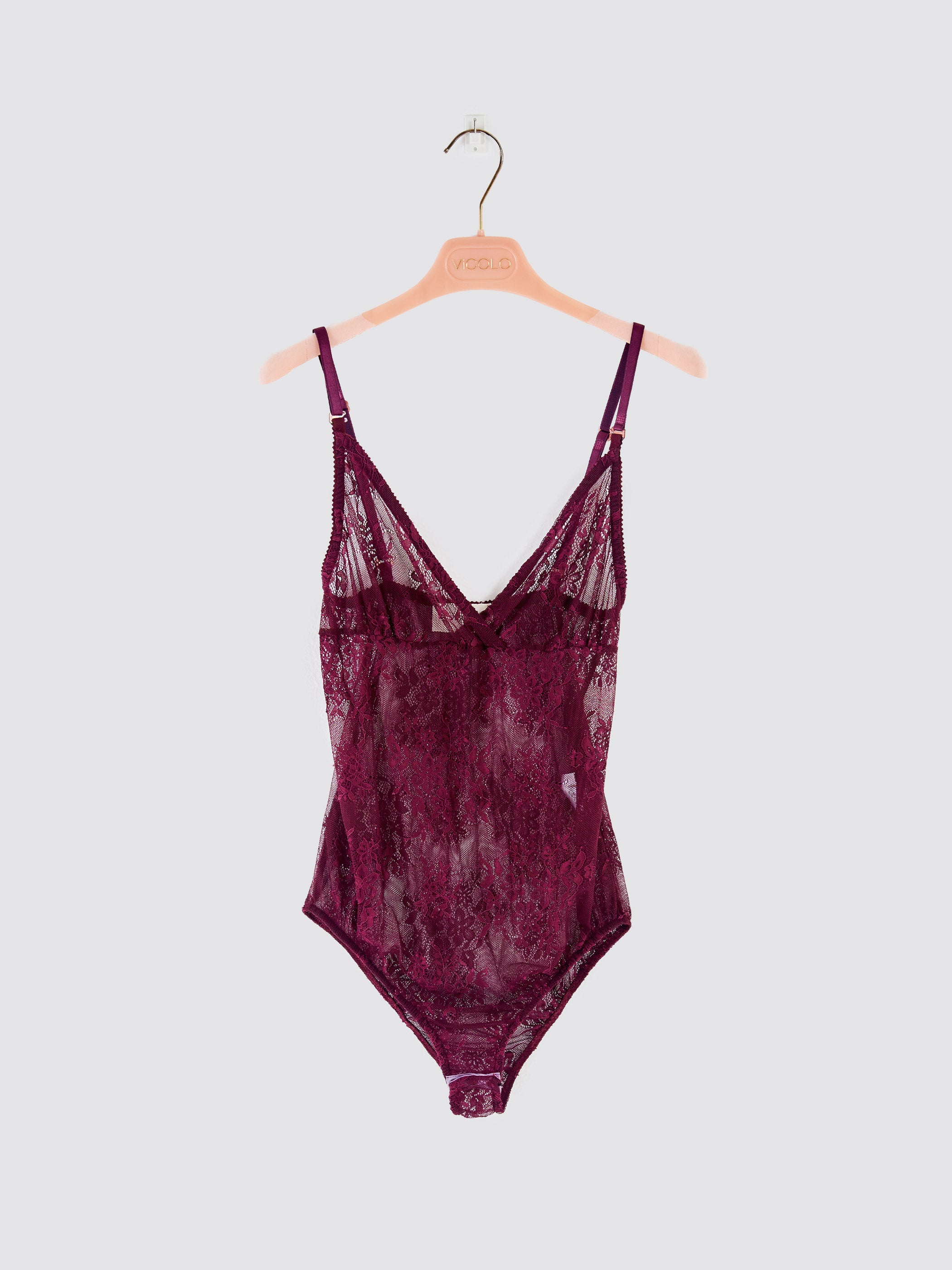 Lace Bodysuit with Thin Straps