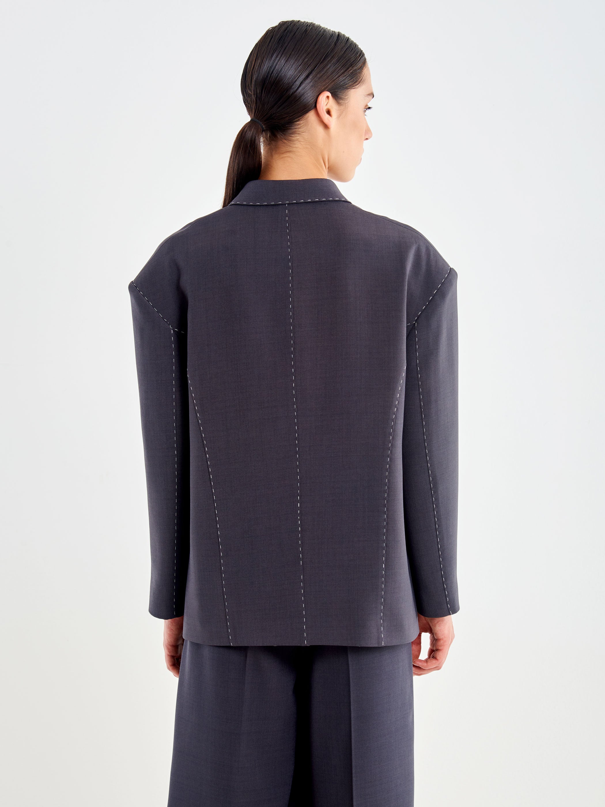 Oversized Milano Stitch Jacket