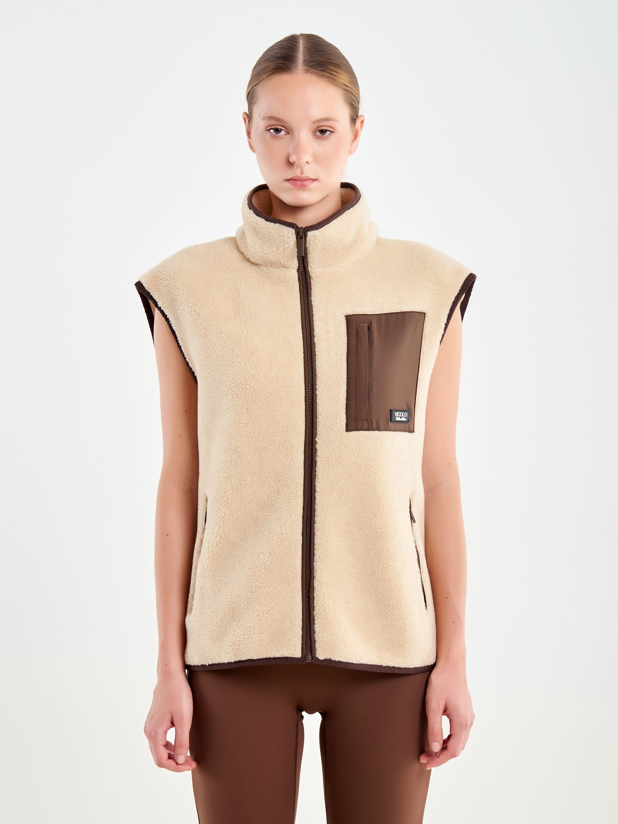 Teddy Fabric Vest