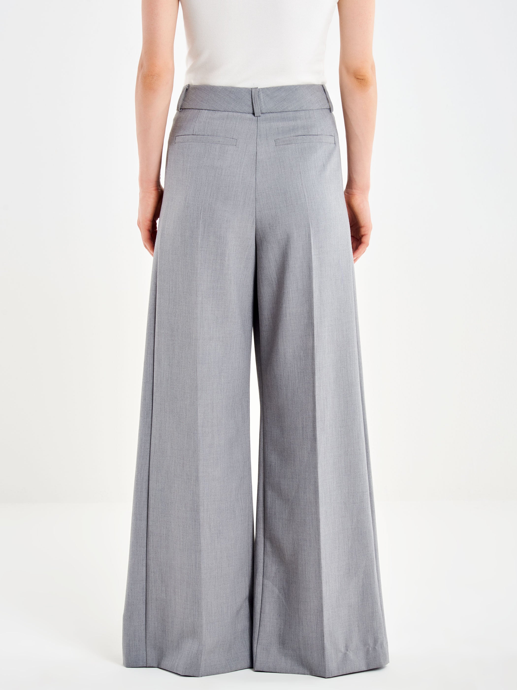 Wide-leg Palazzo Trousers