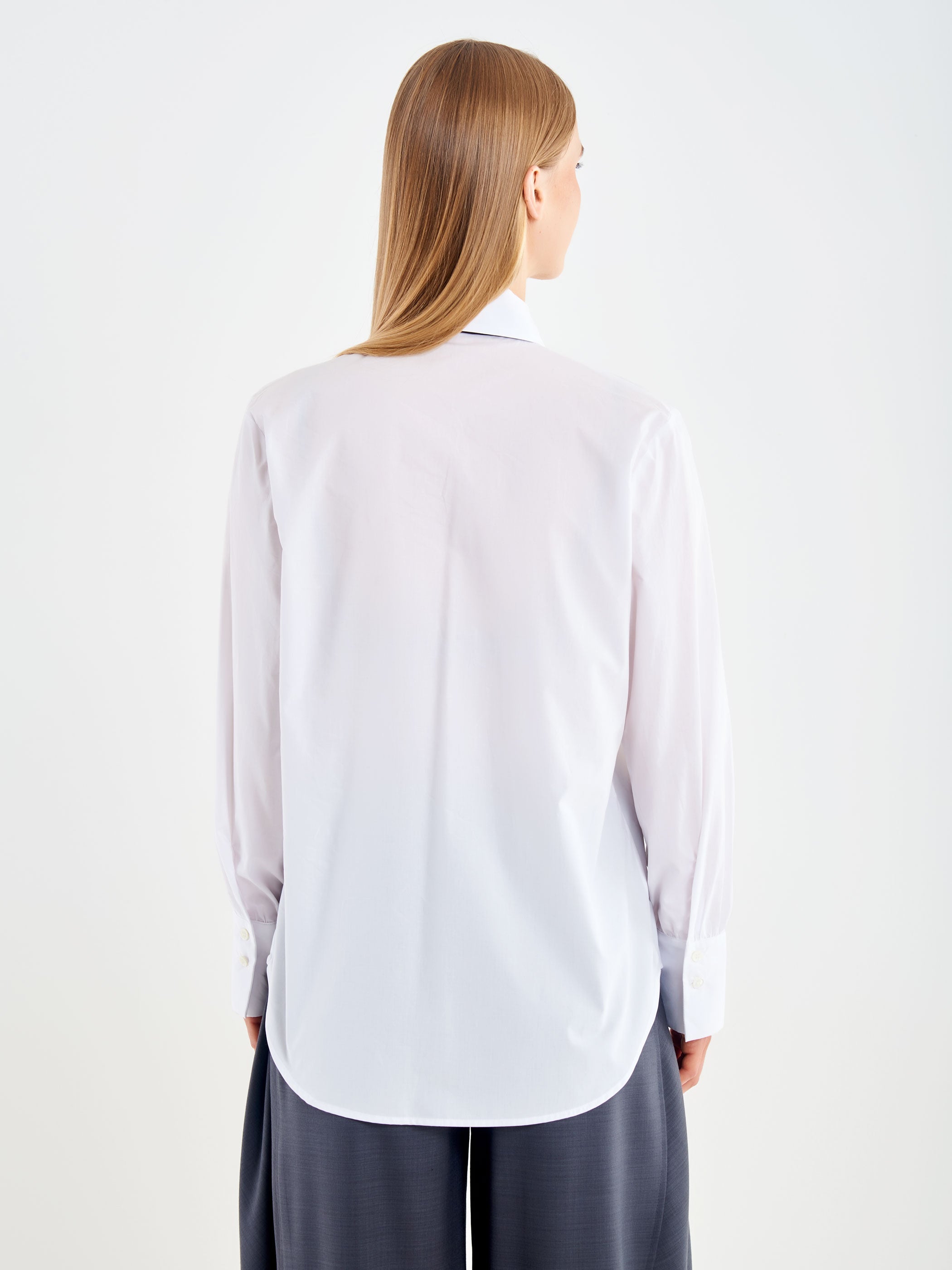 Plastron Shirt with Lavallière