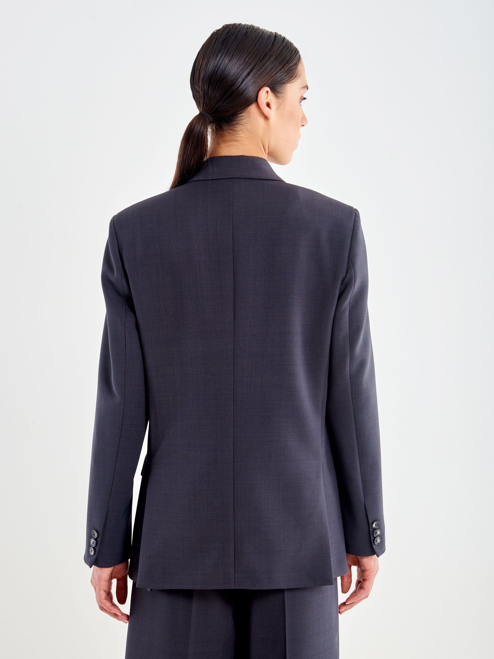 Double-Breasted Jacket with Spear Lapels