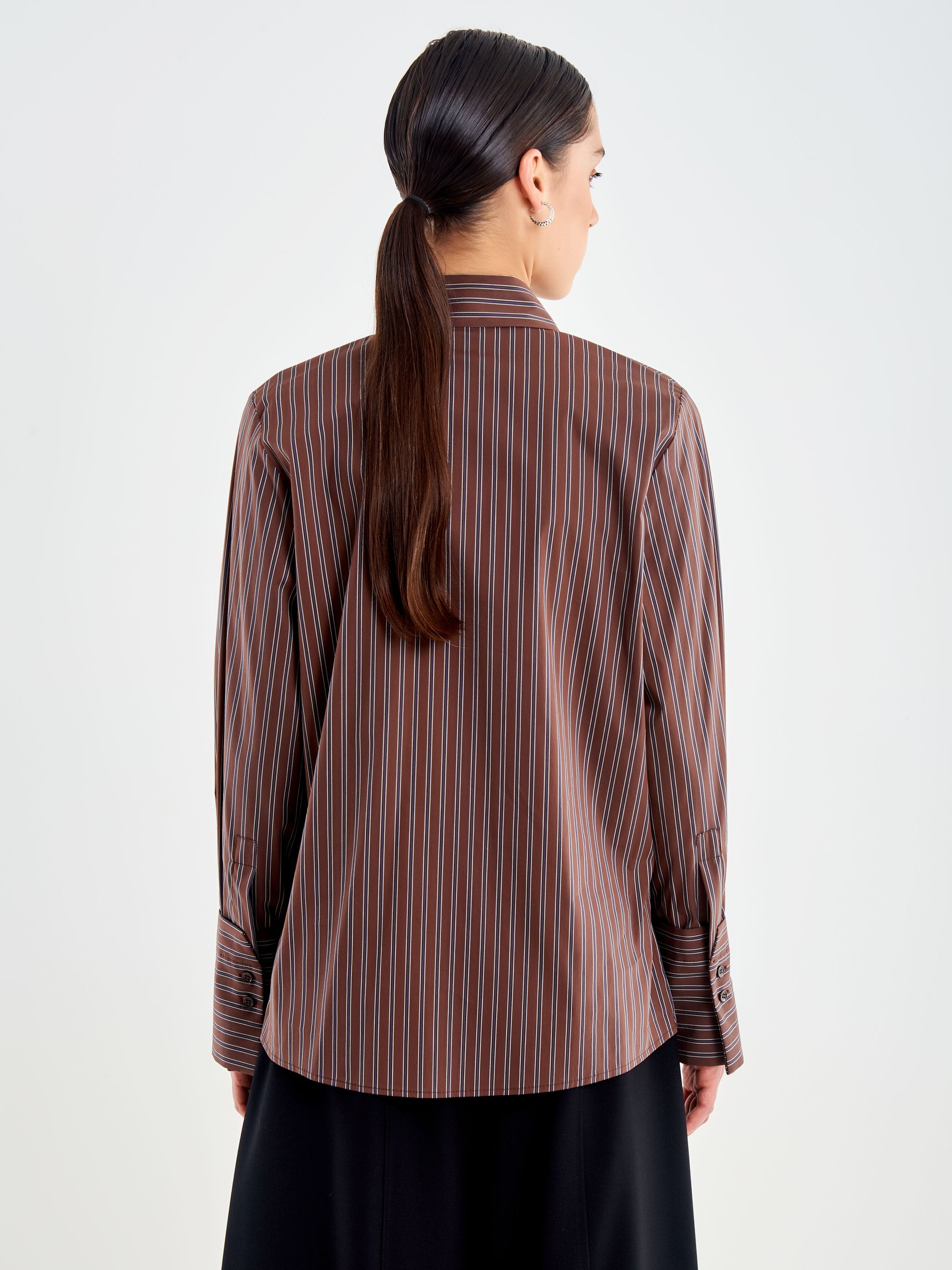 Striped Poplin Shirt