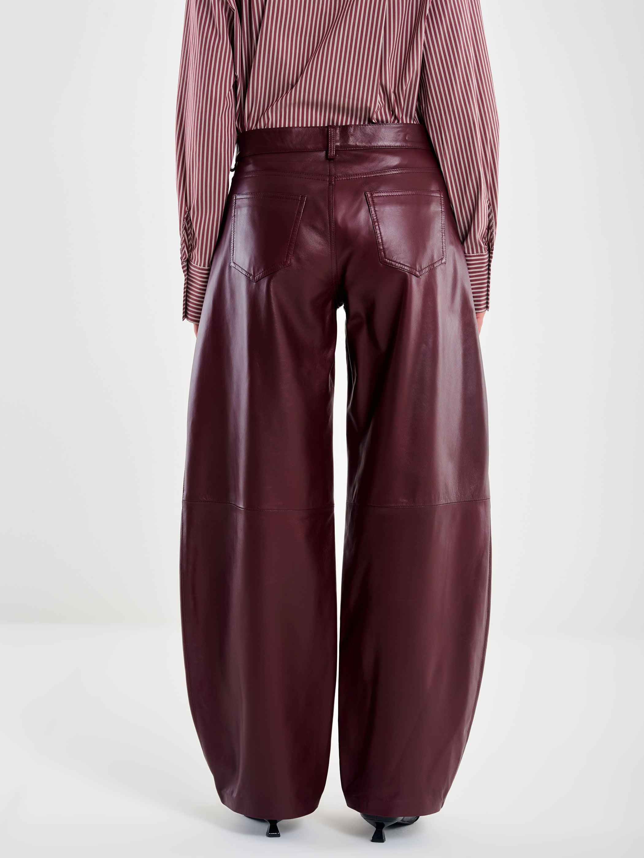 Pantalone Ovetto in Vera Pelle