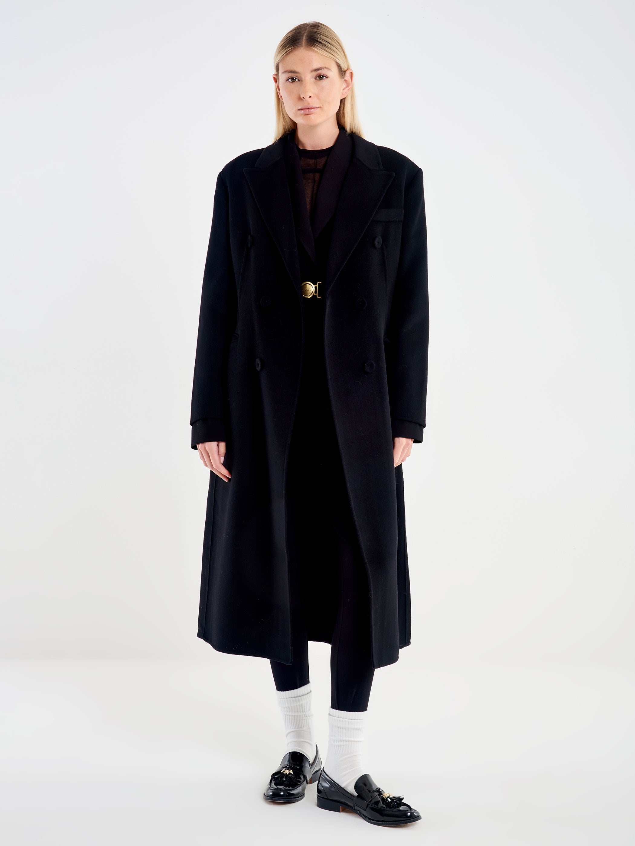 Cappotto Maxi Spalle Sfiancato