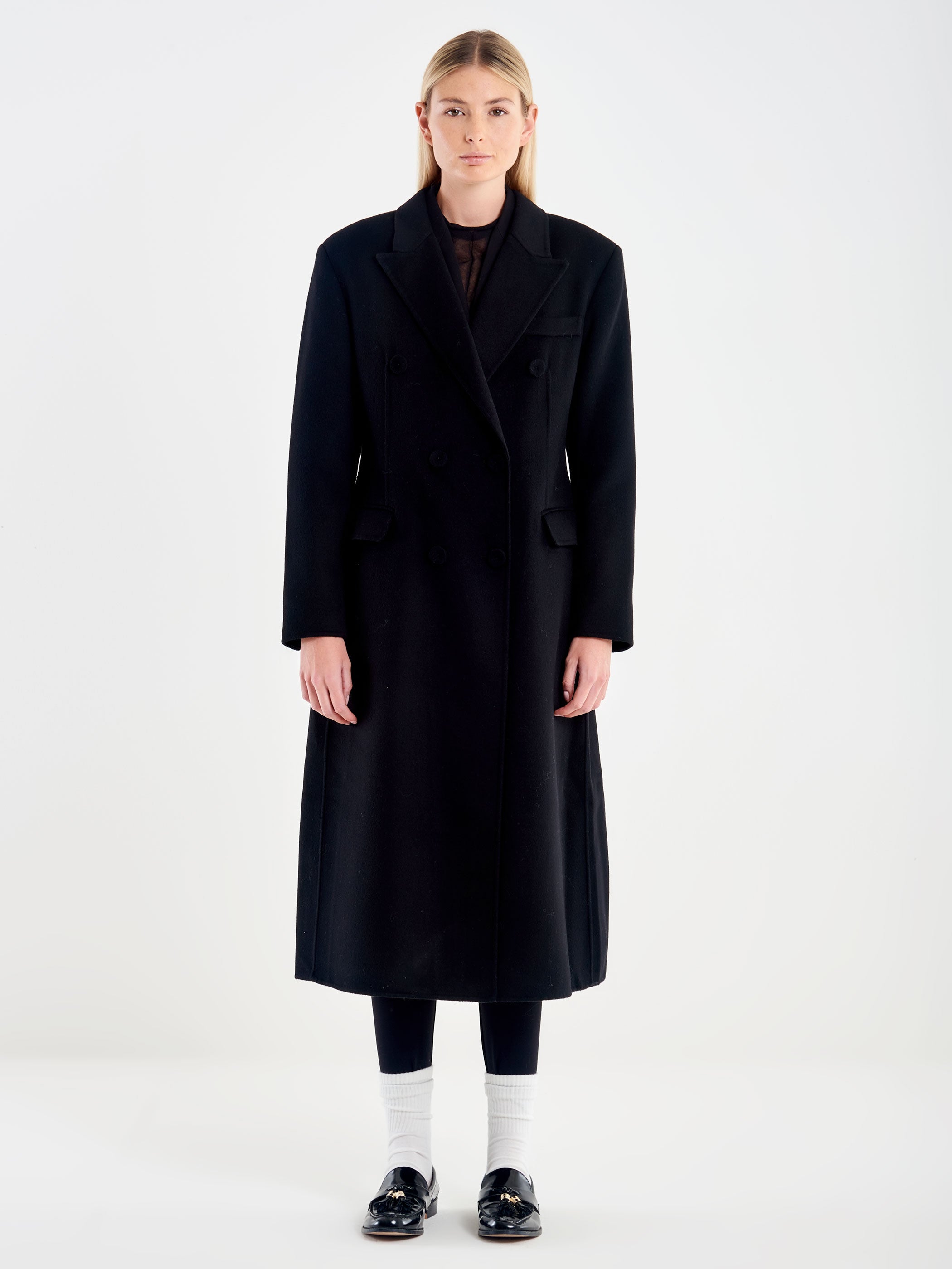 Cappotto Maxi Spalle Sfiancato